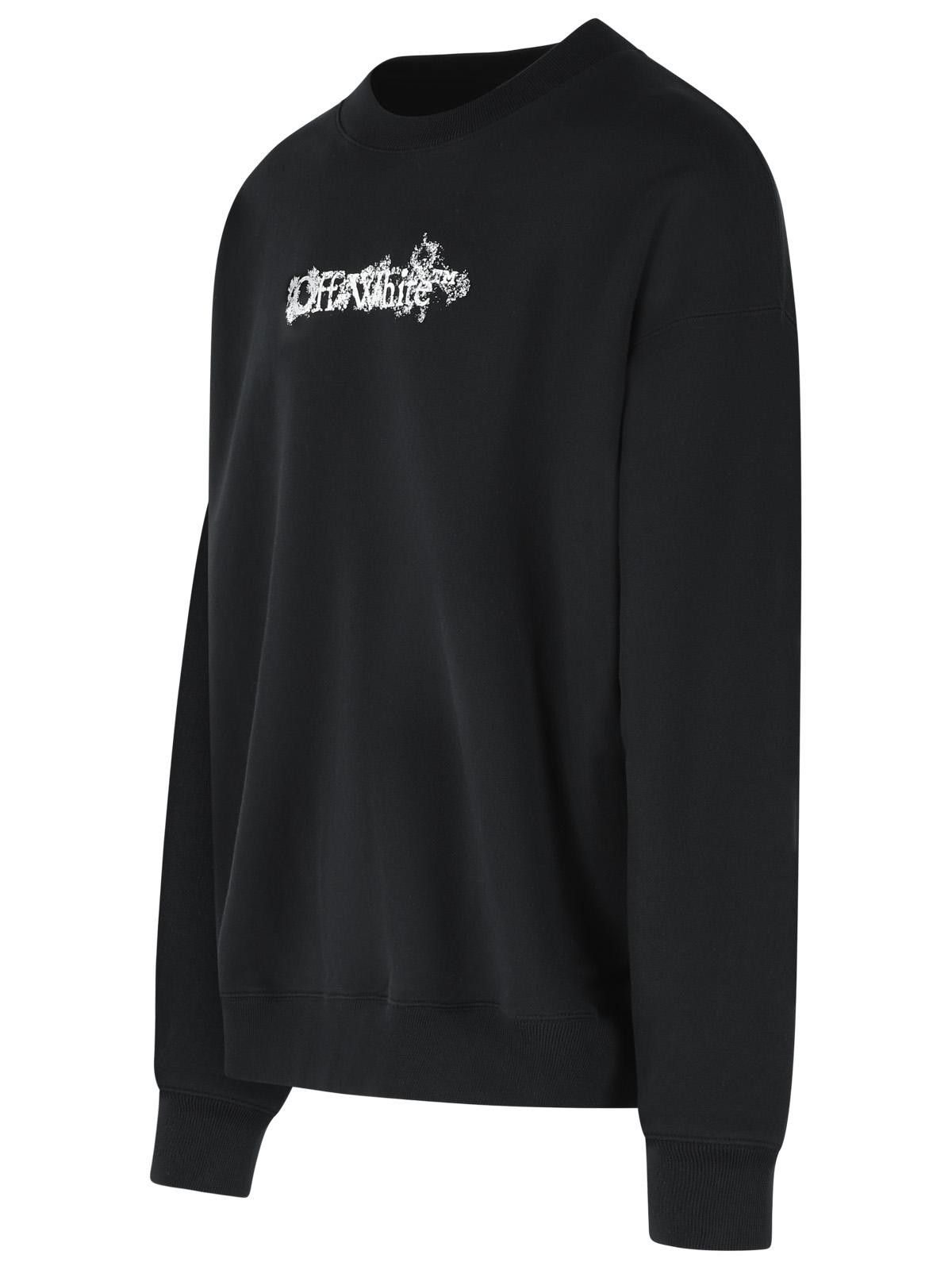 Off-White OFF-WHITE 'Heraldic' Black Cotton Sweatshirt Size US XL / EU 56 / 4 - 2 Thumbnail