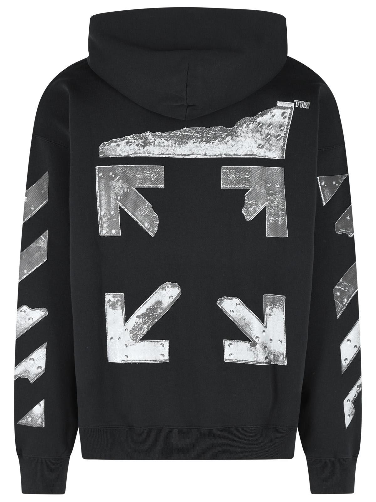 Off-White OFF-WHITE 'Metal Arrow' Black Cotton Sweatshirt Size US M / EU 48-50 / 2 - 3 Thumbnail