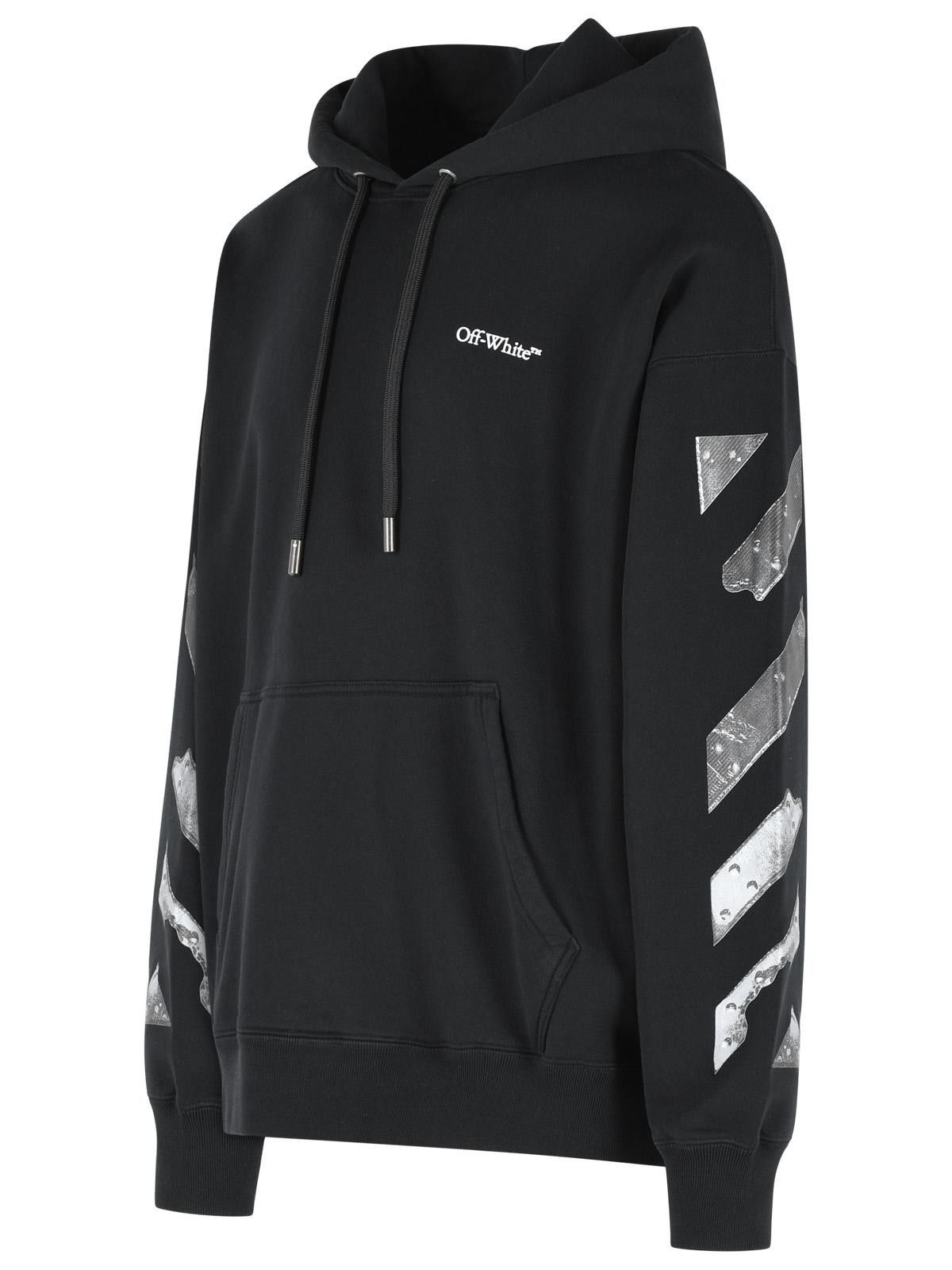 Off-White OFF-WHITE 'Metal Arrow' Black Cotton Sweatshirt Size US M / EU 48-50 / 2 - 2 Thumbnail