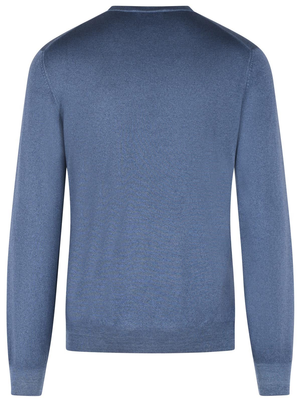 Gran Sasso GRAN SASSO Maglia Girocollo Azzurra Size US XXL / EU 58 / 5 - 3 Thumbnail