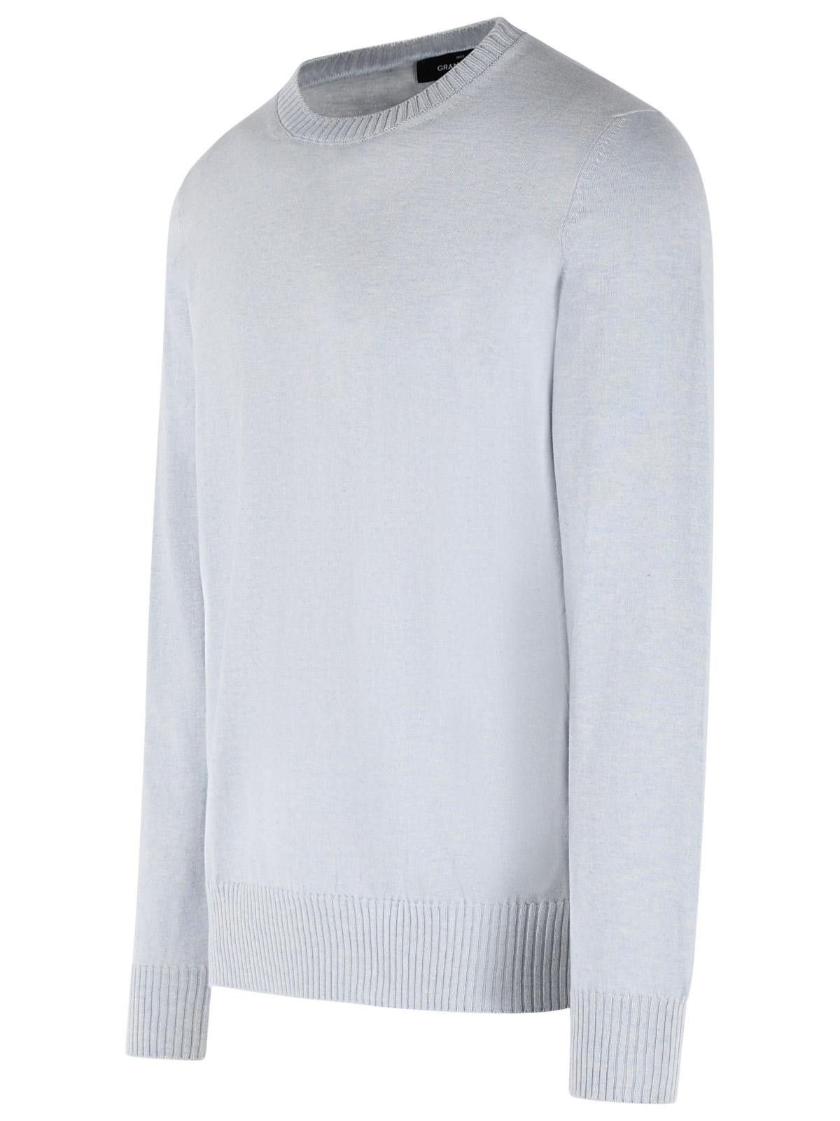 Gran Sasso GRAN SASSO Light Blue Cotton And Cashmere Sweater Size US XL / EU 56 / 4 - 2 Thumbnail