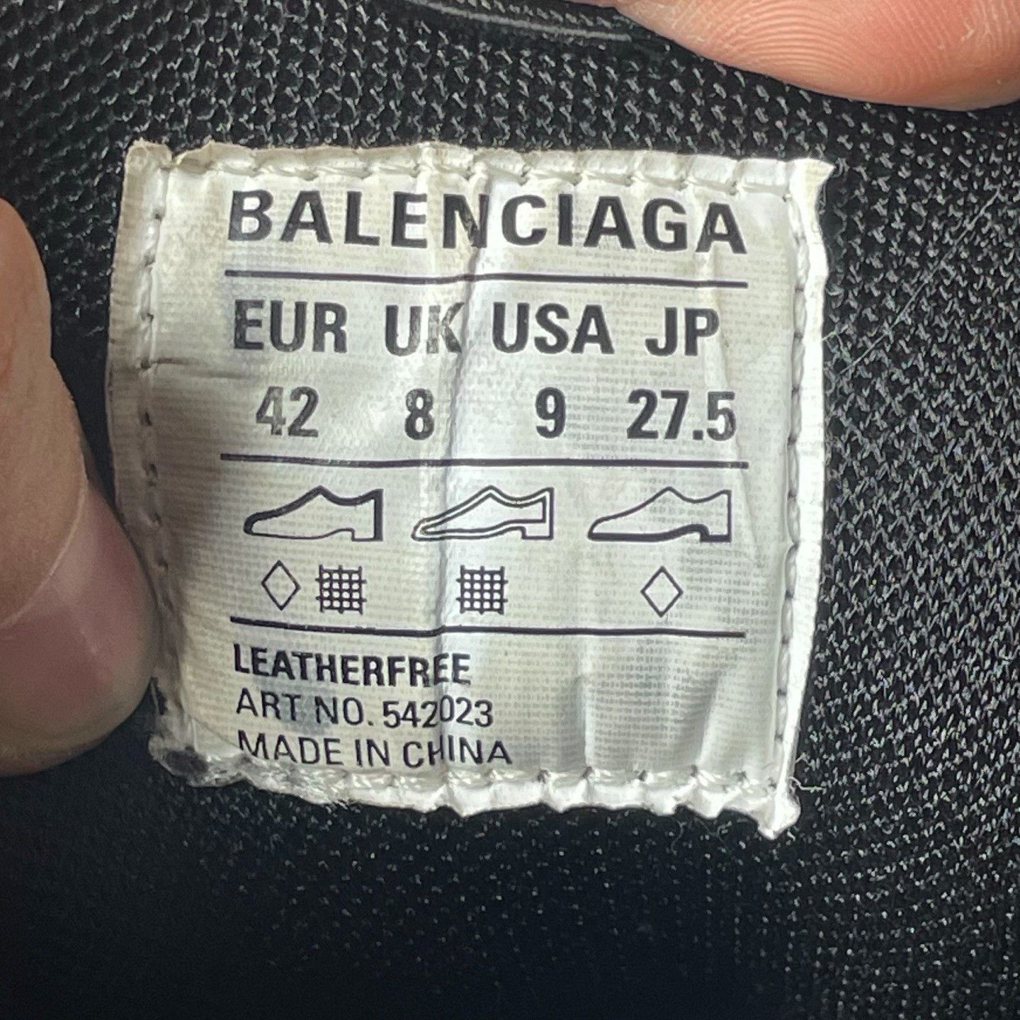 Balenciaga Balenciaga Black Lowtop Sneakers 42 Men Size US 9 / EU 42 - 5 Thumbnail