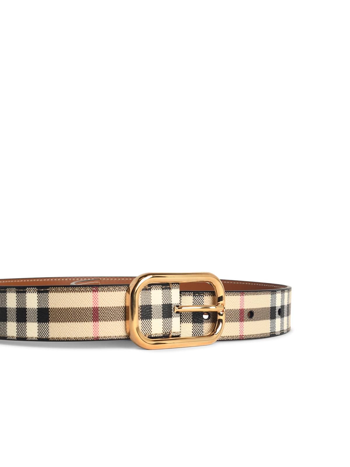 Burberry BURBERRY Beige Tela Belt Size ONE SIZE - 3 Thumbnail