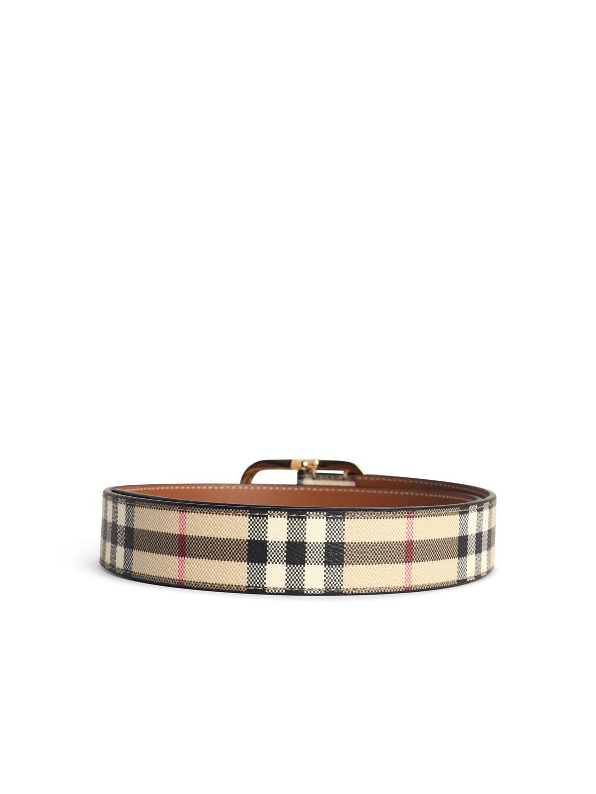Burberry BURBERRY Beige Tela Belt Size ONE SIZE - 2 Thumbnail