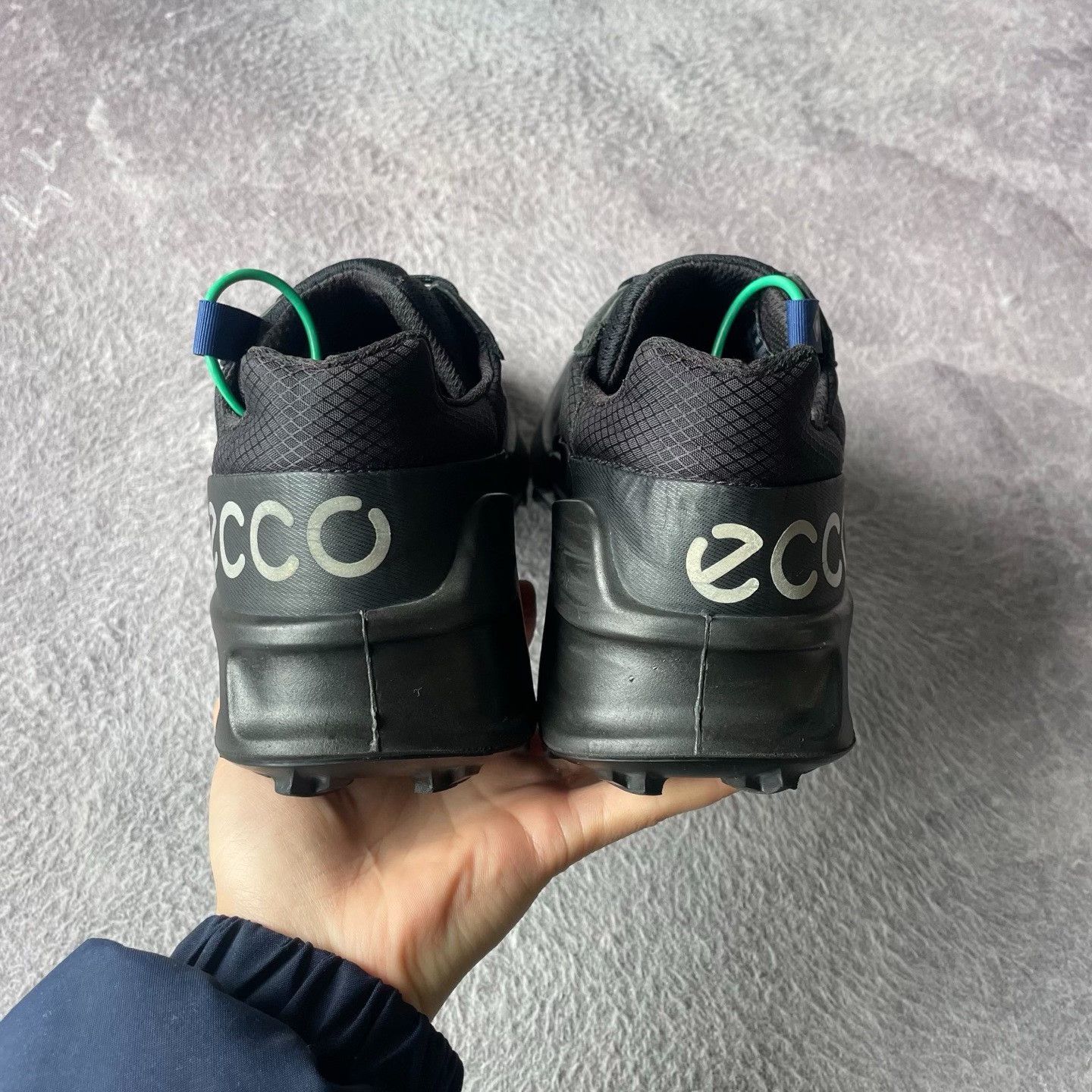 Ecco ECCO Black Lowtop Sneakers 43 Men Size US 10 / EU 43 - 3 Thumbnail