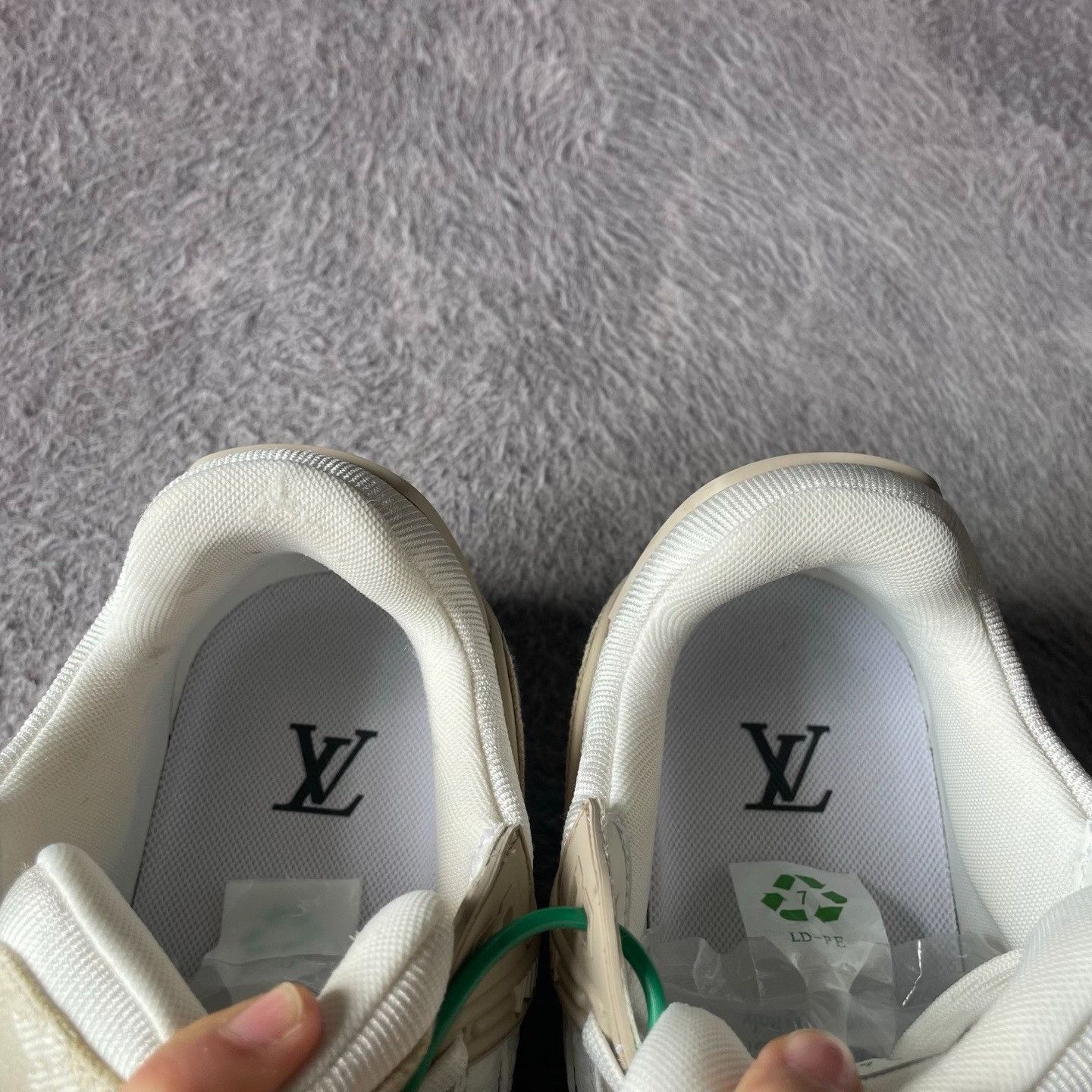 Louis Vuitton Louis Vuitton Training Denim Beige Lowtop Sneakers 39 Men Size US 6.5 / EU 39-40 - 9 Thumbnail
