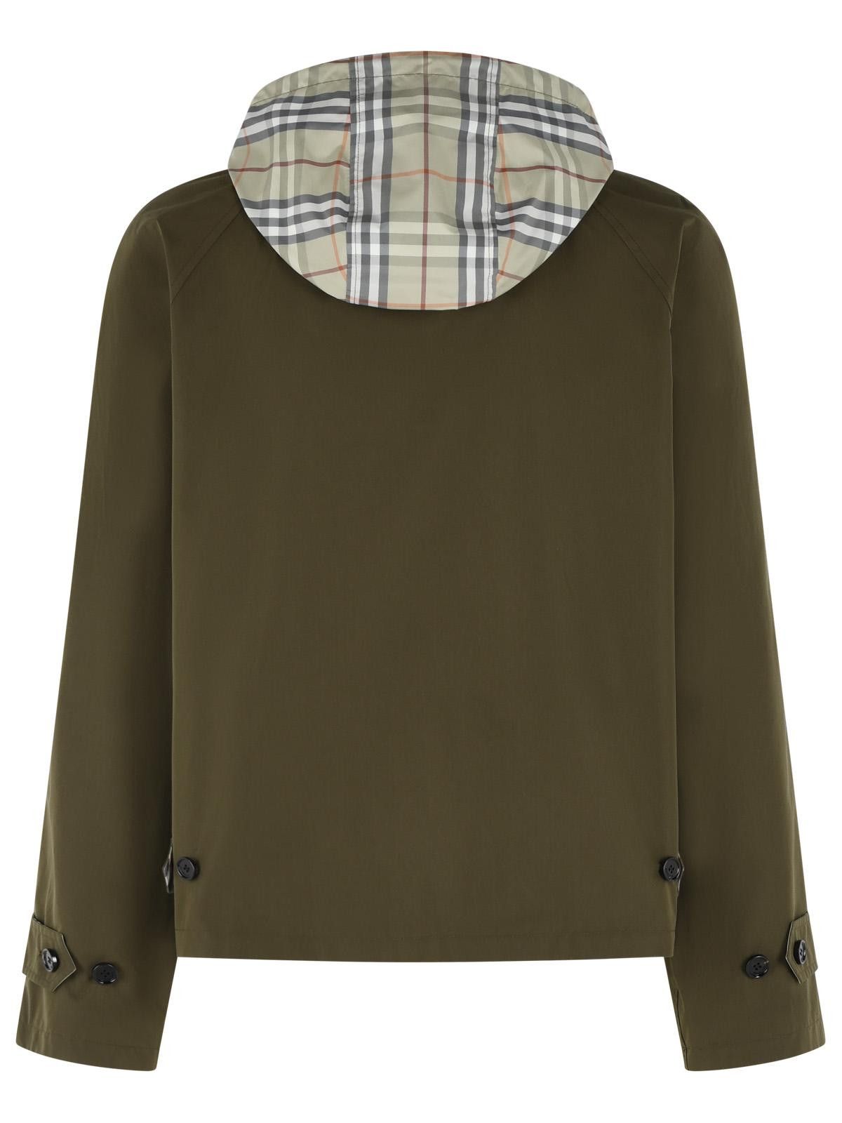 Burberry BURBERRY Reversible Green Cotton 'Check' Jacket Size US L / EU 52-54 / 3 - 3 Thumbnail
