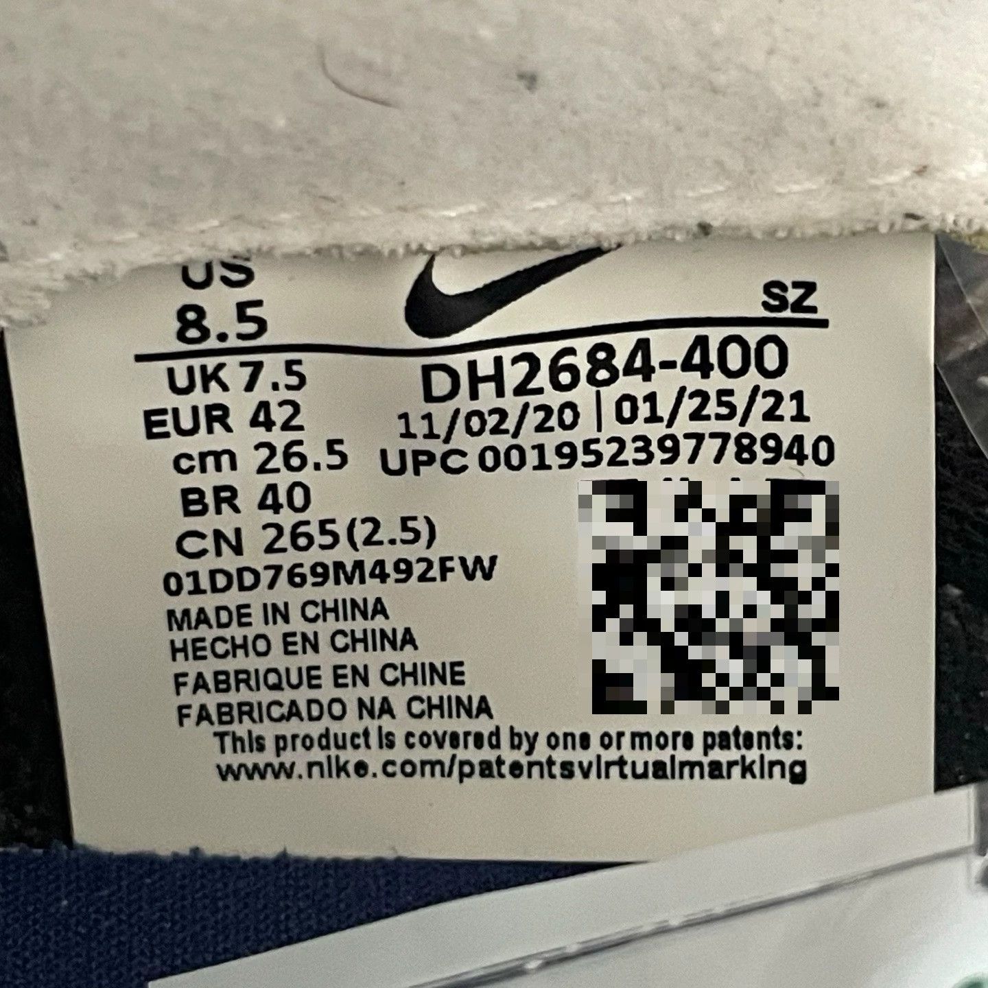Nike Nike SACAI Blue Lowtop Sneakers 42 Men Size US 9 / EU 42 - 5 Thumbnail