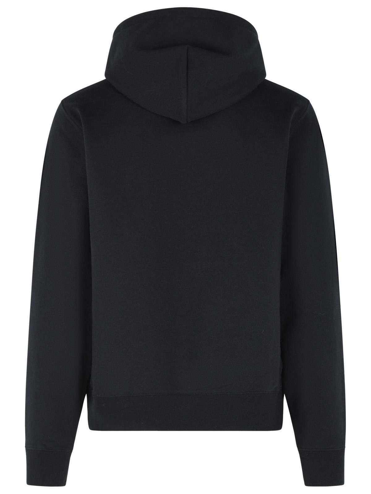 Burberry BURBERRY 'Simon' Black Cotton Sweatshirt Size US L / EU 52-54 / 3 - 3 Thumbnail