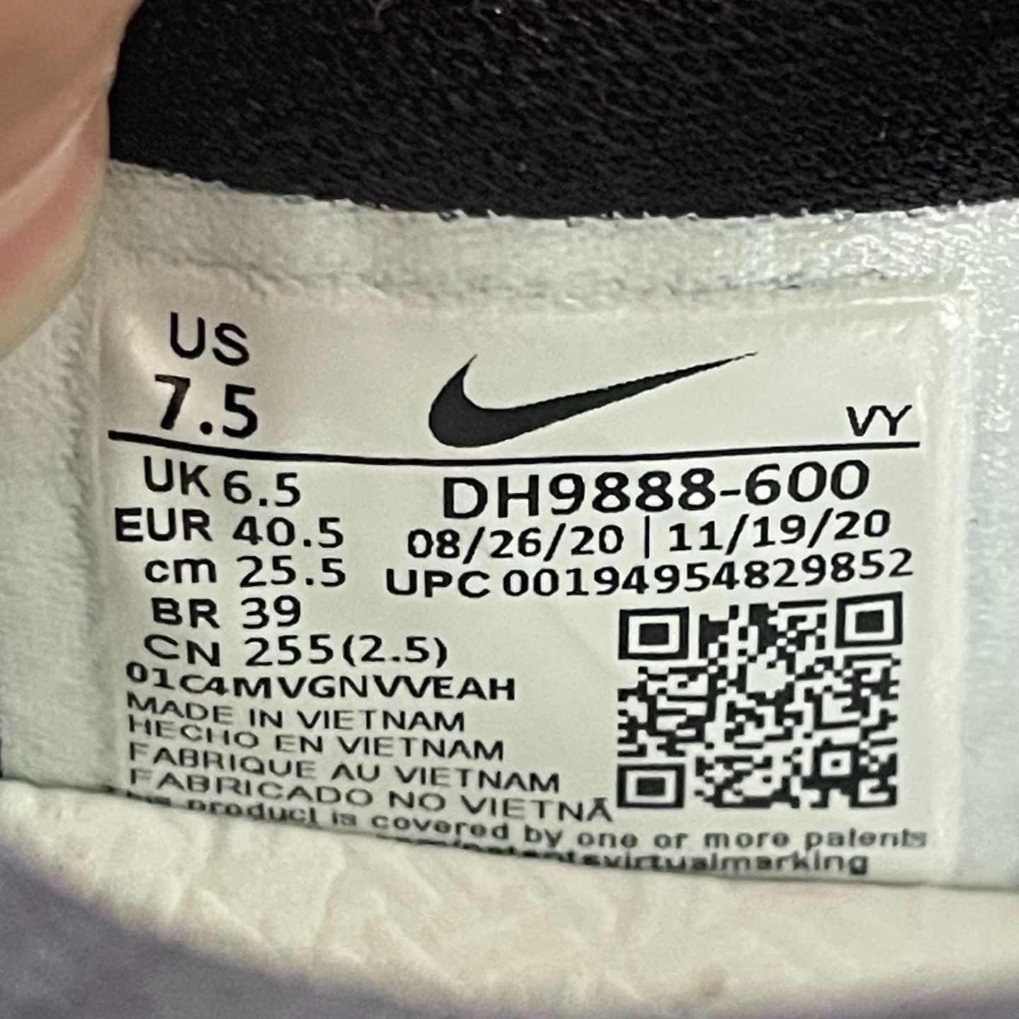 Nike Nike Black Lowtop Sneakers 40 Men Size US 7.5 / EU 40-41 - 7 Thumbnail