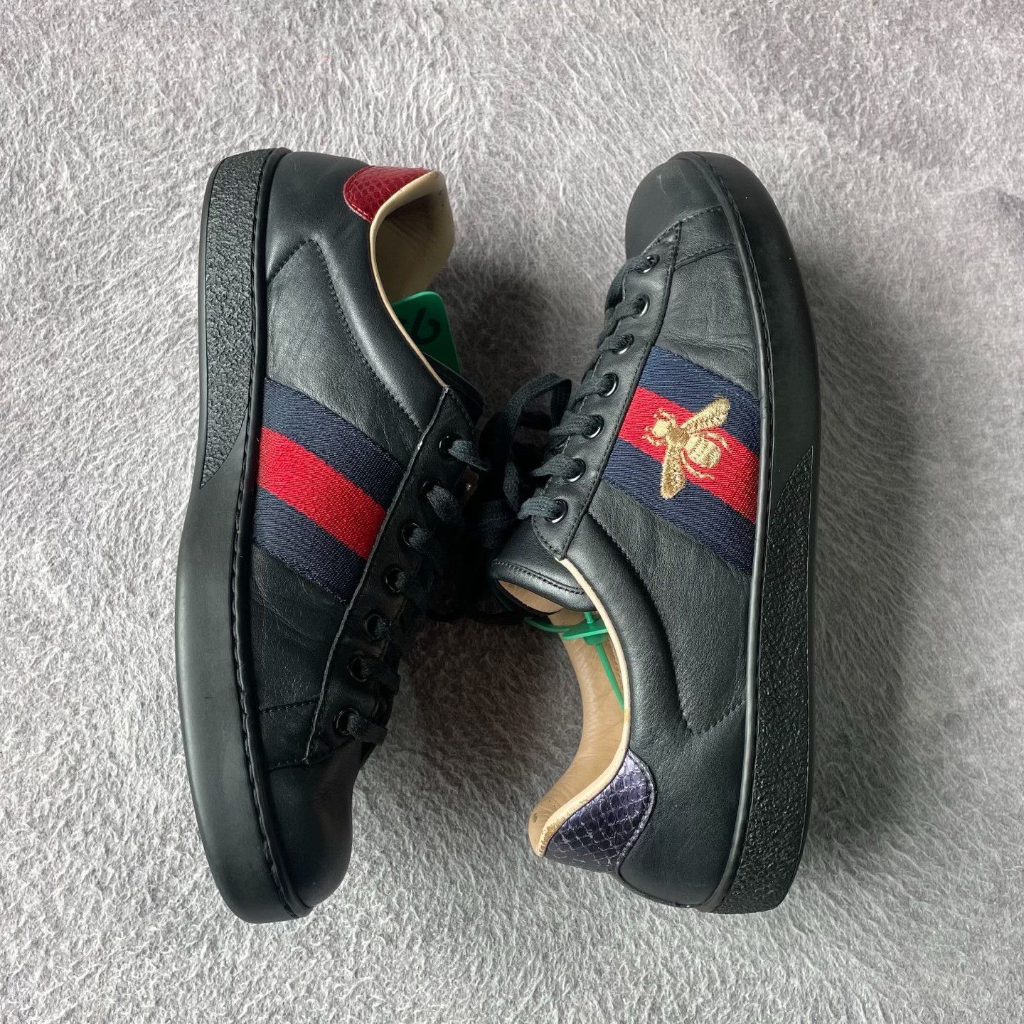 Gucci Gucci Black Lowtop Sneakers 38 Men Size US 6 / EU 39 - 7 Thumbnail