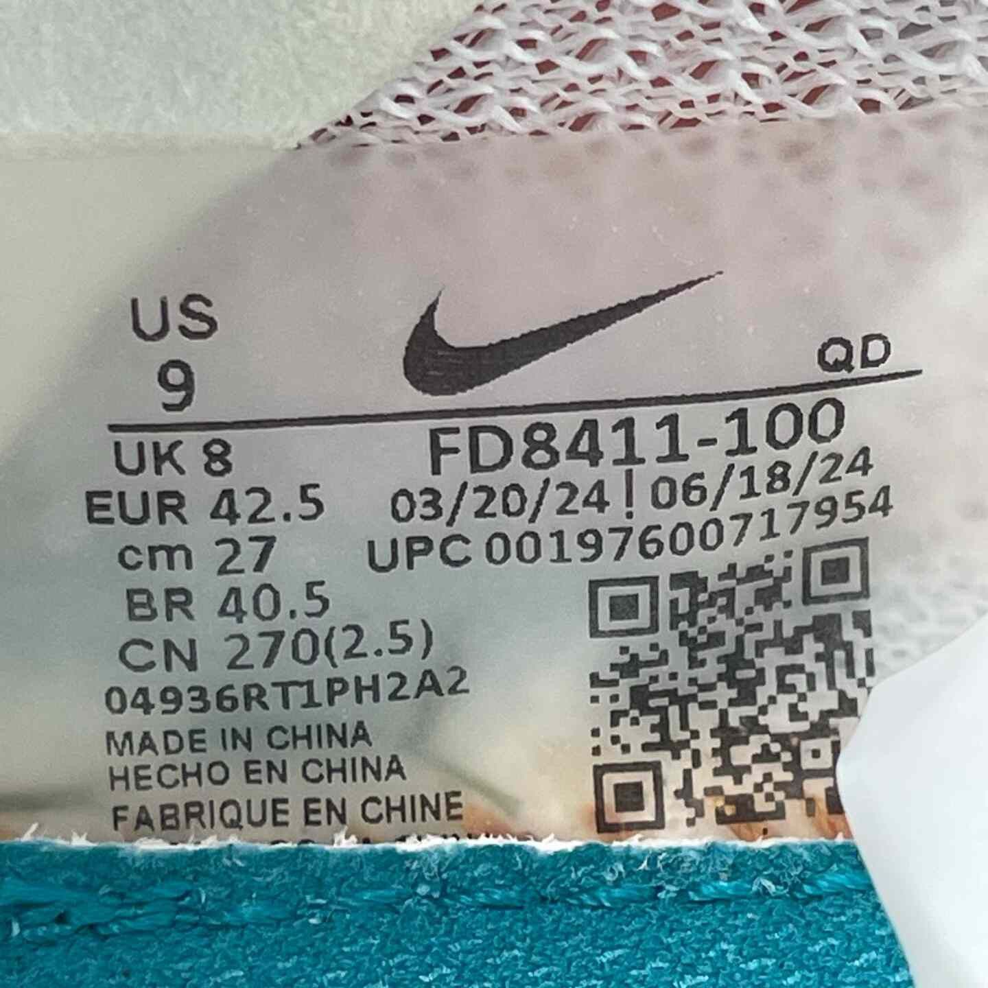 Nike Nike ZOOM VICTO Green Lowtop Sneakers 42 Men Size US 9 / EU 42 - 5 Thumbnail