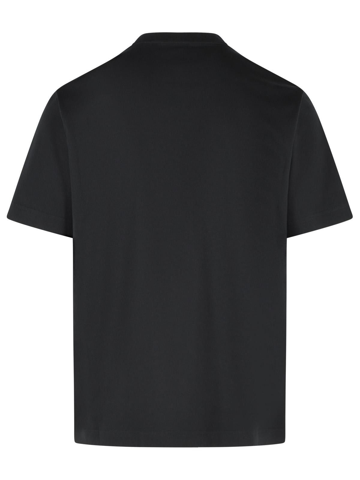 Burberry BURBERRY 'Seth' Black Cotton T-Shirt Size US M / EU 48-50 / 2 - 3 Thumbnail