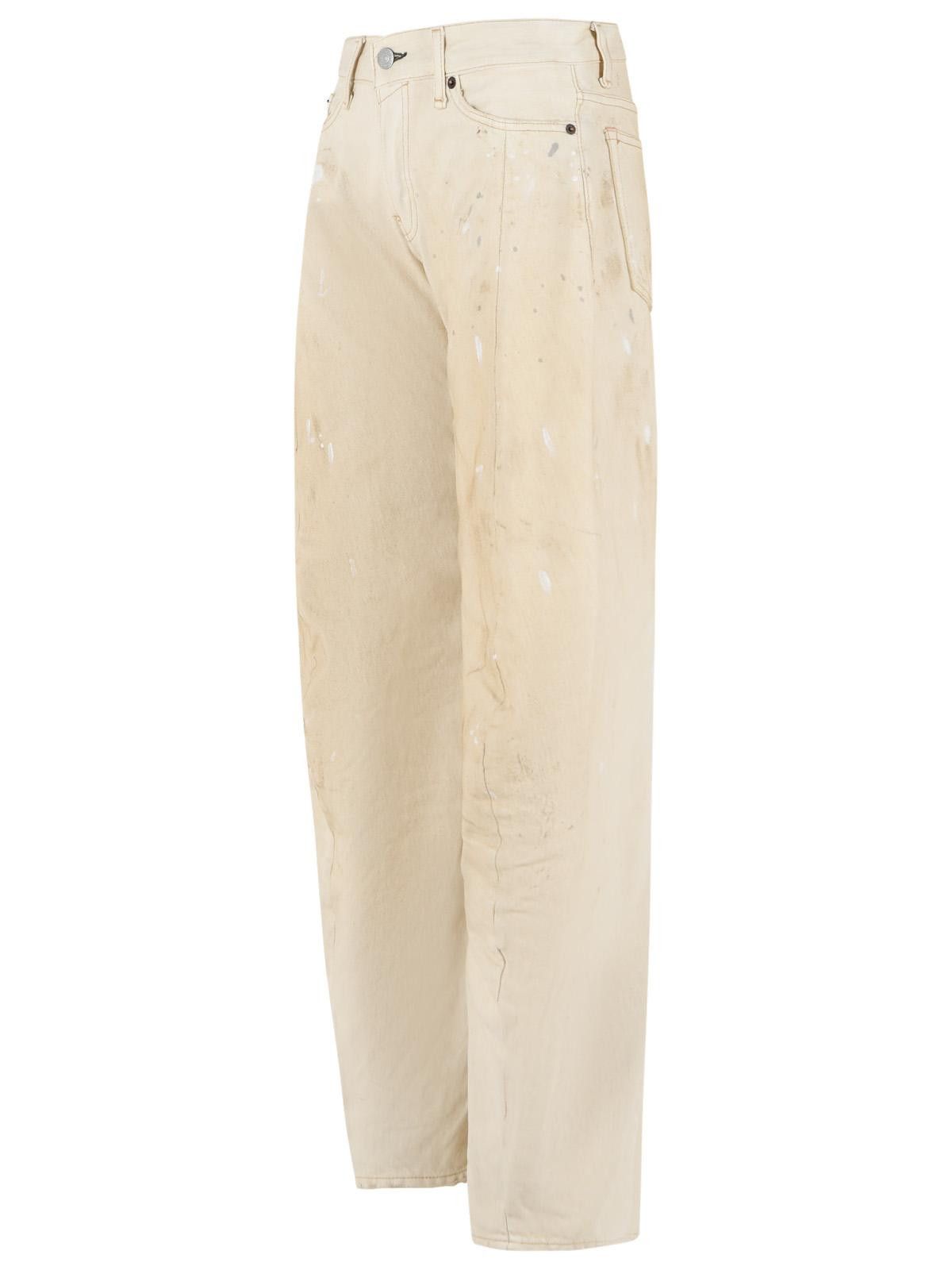 Acne Studios ACNE STUDIOS '2006F' Loose Fit White Cotton Jeans Size 25" / US 0 / IT 36 - 2 Thumbnail