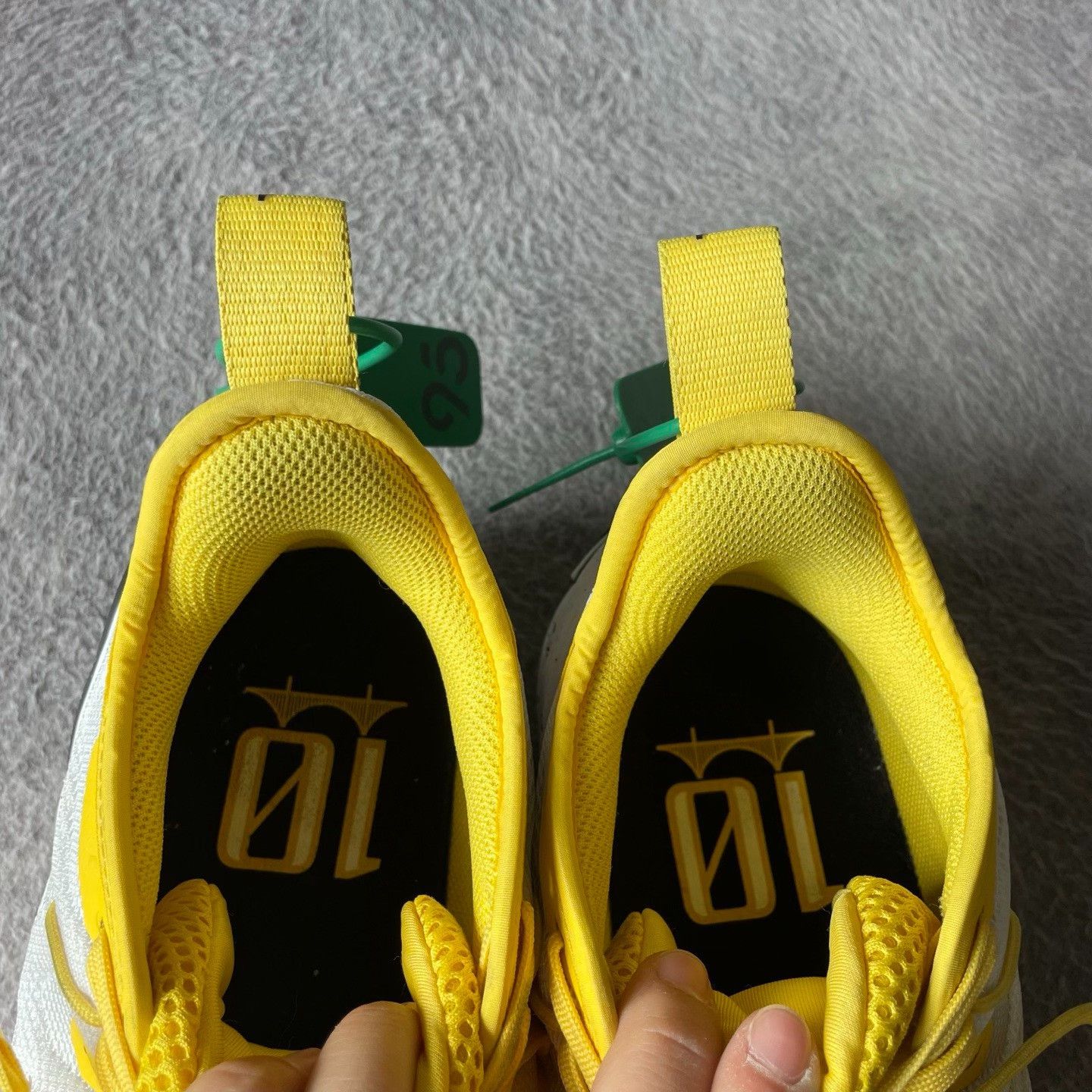 Li-Ning Li-Ning Yellow Lowtop Sneakers 46 Men Size US 12 / EU 45 - 9 Thumbnail