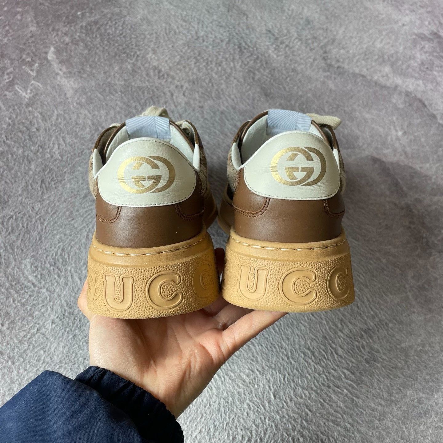 Gucci Gucci Brown Lowtop Sneakers 42.5 Men Size US 9.5 / EU 42-43 - 3 Thumbnail