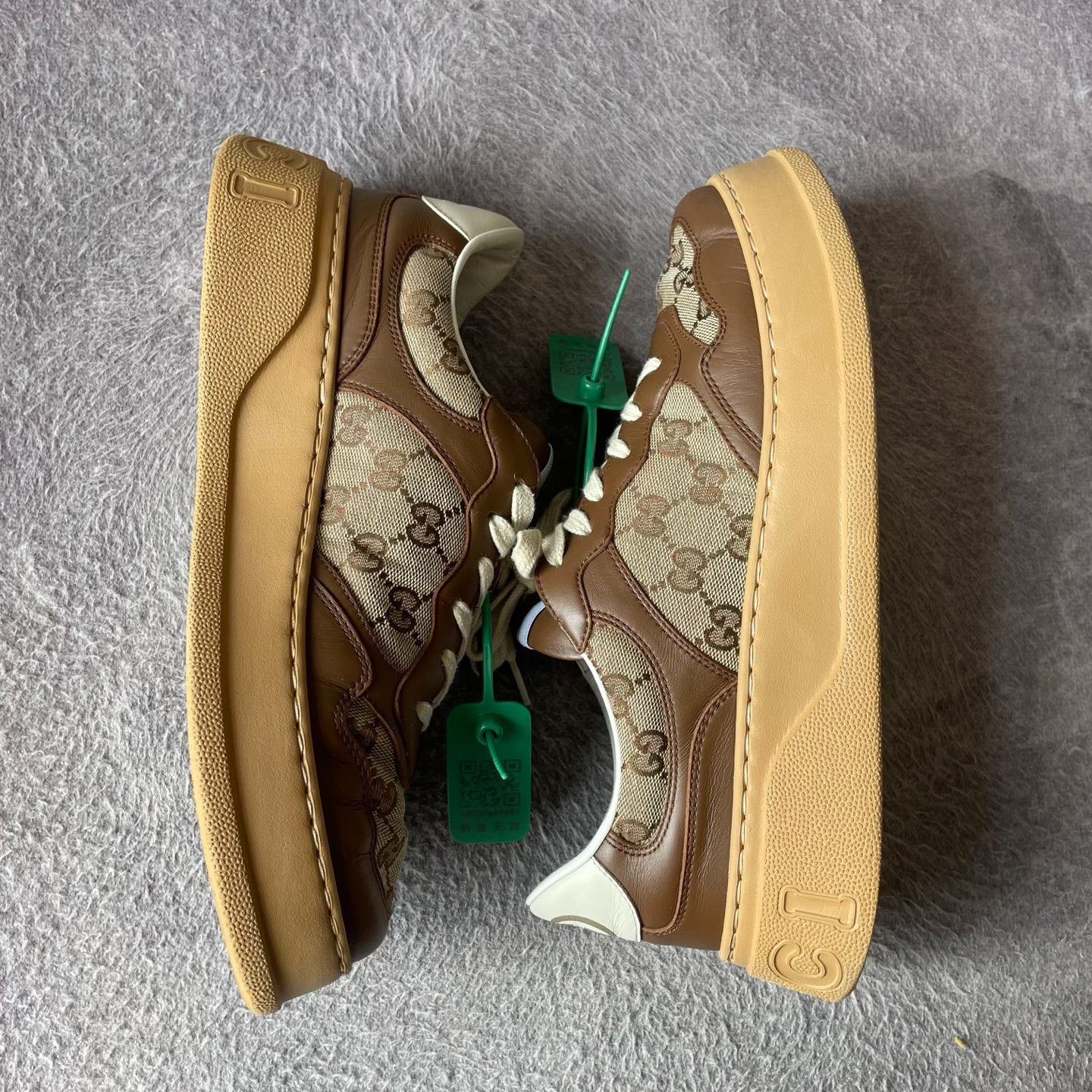 Gucci Gucci Brown Lowtop Sneakers 42.5 Men Size US 9.5 / EU 42-43 - 7 Thumbnail