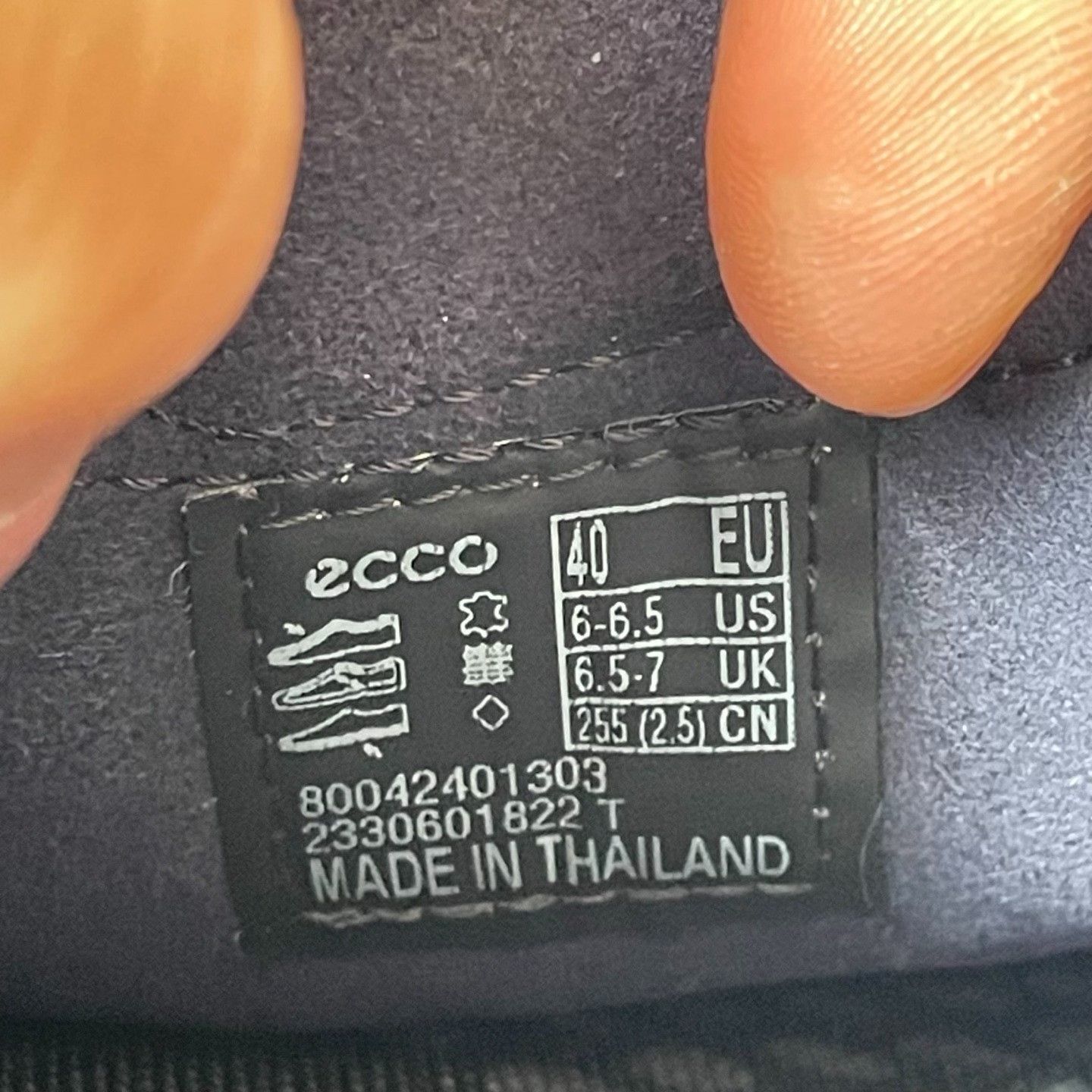 Ecco ECCO Blue Lowtop Sneakers 40 Men Size US 7.5 / EU 40-41 - 5 Thumbnail