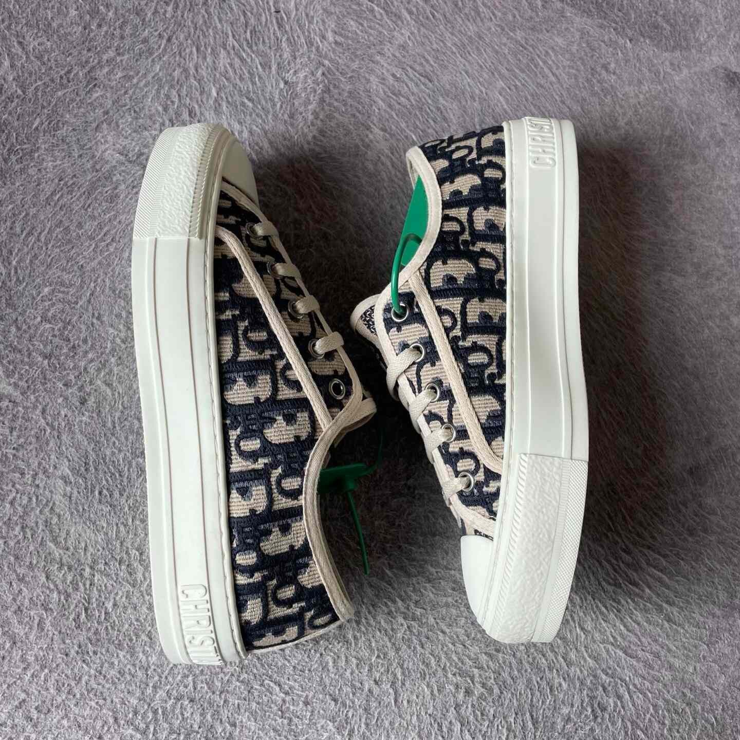 Dior Dior Blue Lowtop Sneakers S Women Size US 6 / IT 36 - 7 Thumbnail