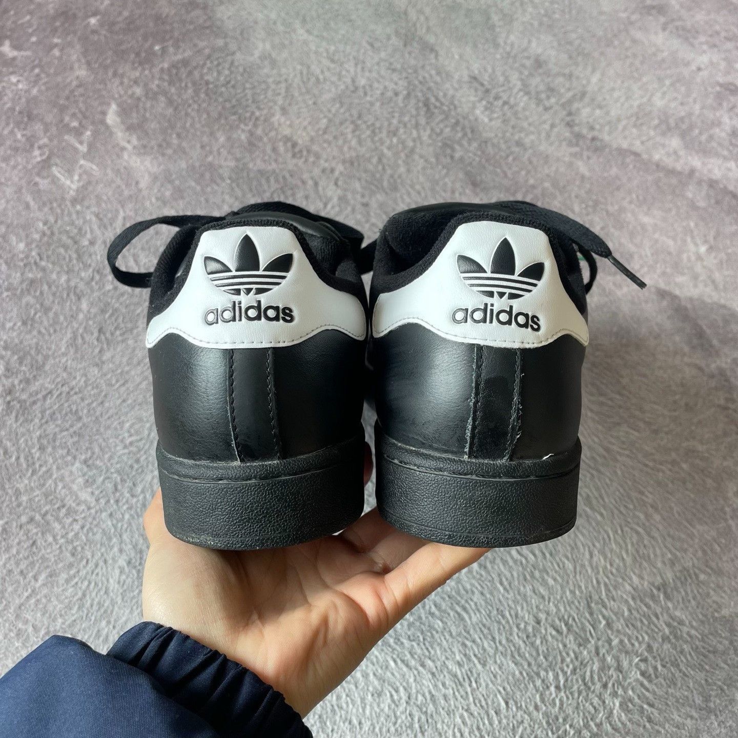 Adidas Adidas Black Lowtop Sneakers 44.5 Men Size US 11 / EU 44 - 3 Thumbnail