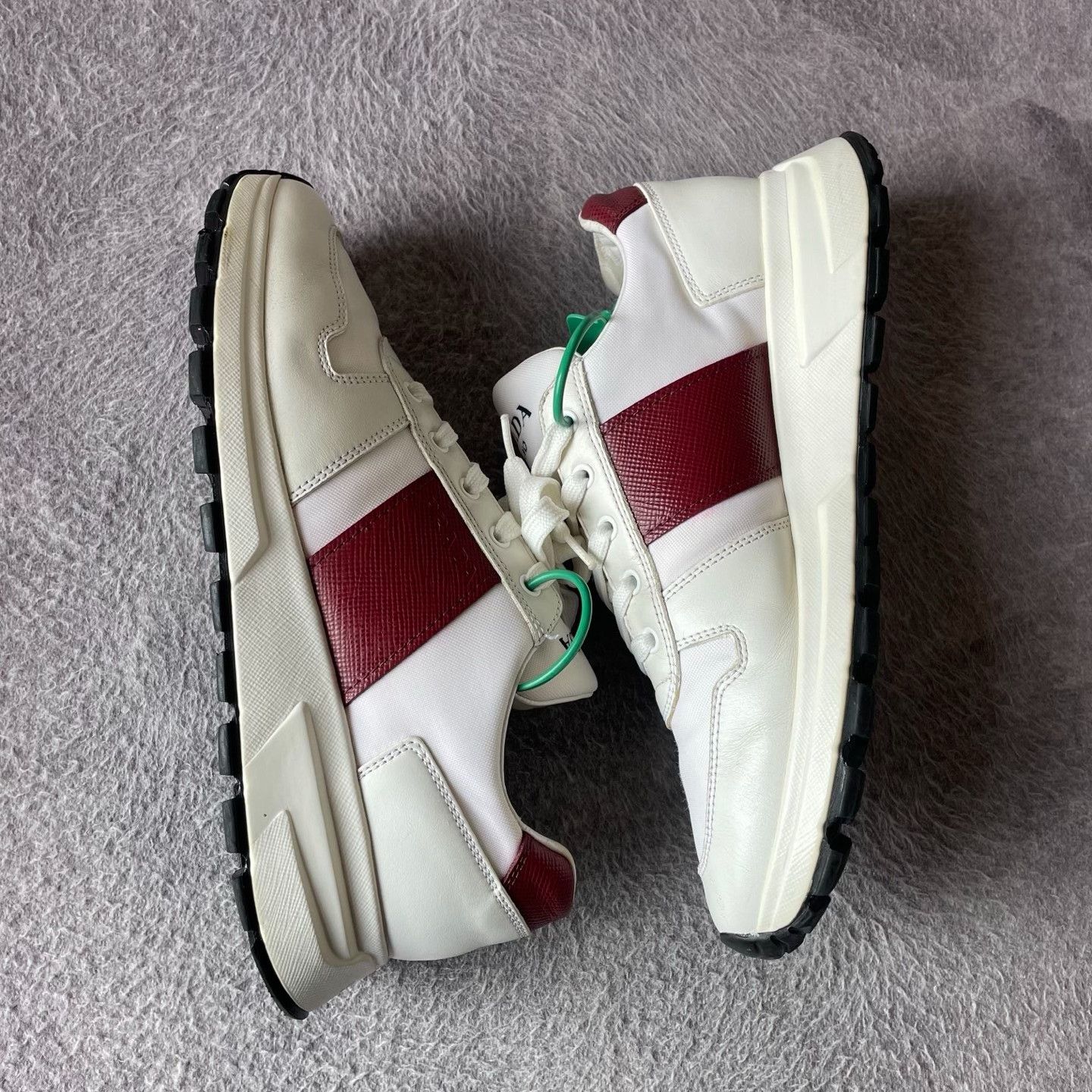 Prada Prada Red Lowtop Sneakers L Men Size US 10 / EU 43 - 6 Thumbnail