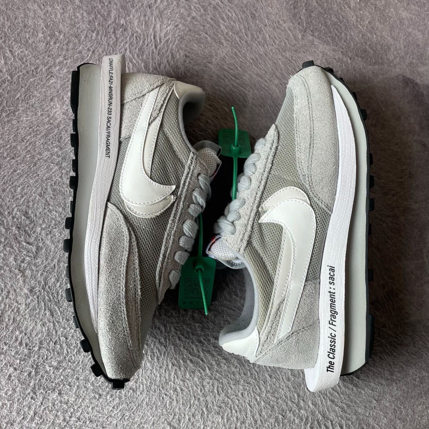 Nike Nike SACAI White Lowtop Sneakers 40 Men Size US 7.5 / EU 40-41 - 7 Thumbnail