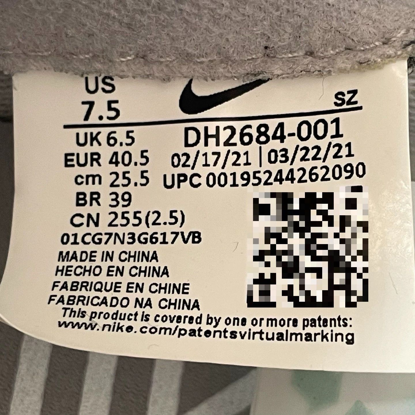 Nike Nike SACAI White Lowtop Sneakers 40 Men Size US 7.5 / EU 40-41 - 5 Thumbnail