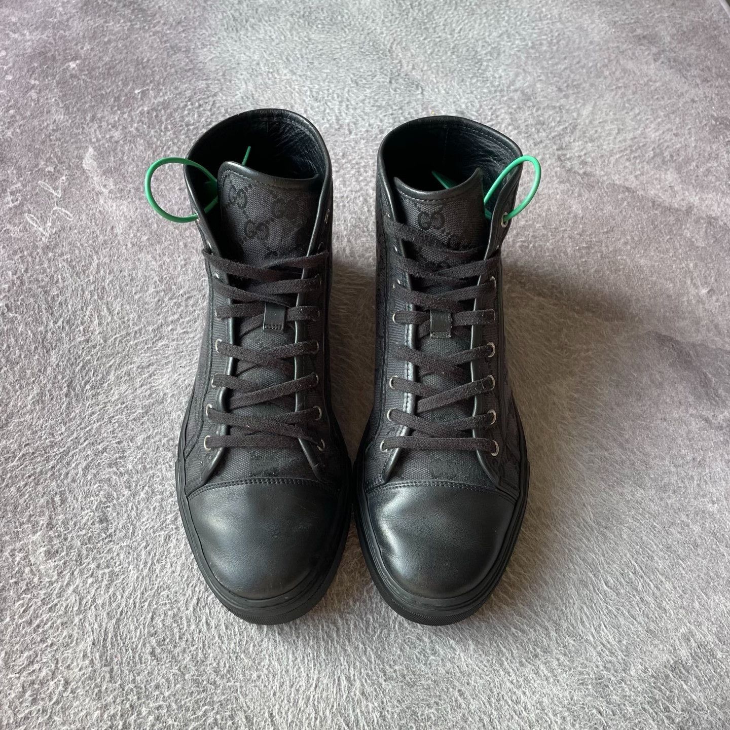 Gucci Gucci Black Hitop Sneakers 42 Men Size US 9 / EU 42 - 2 Thumbnail