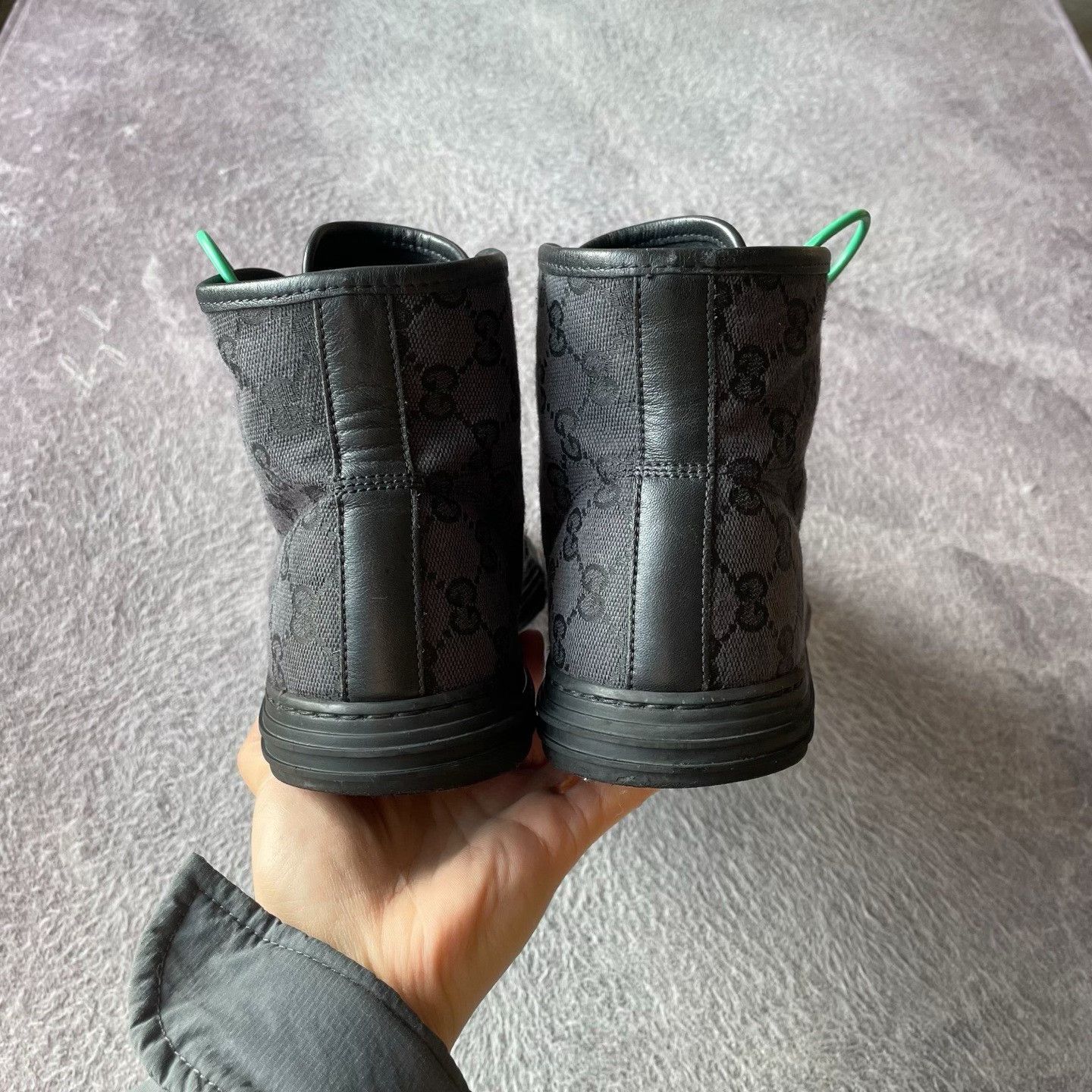 Gucci Gucci Black Hitop Sneakers 42 Men Size US 9 / EU 42 - 3 Thumbnail