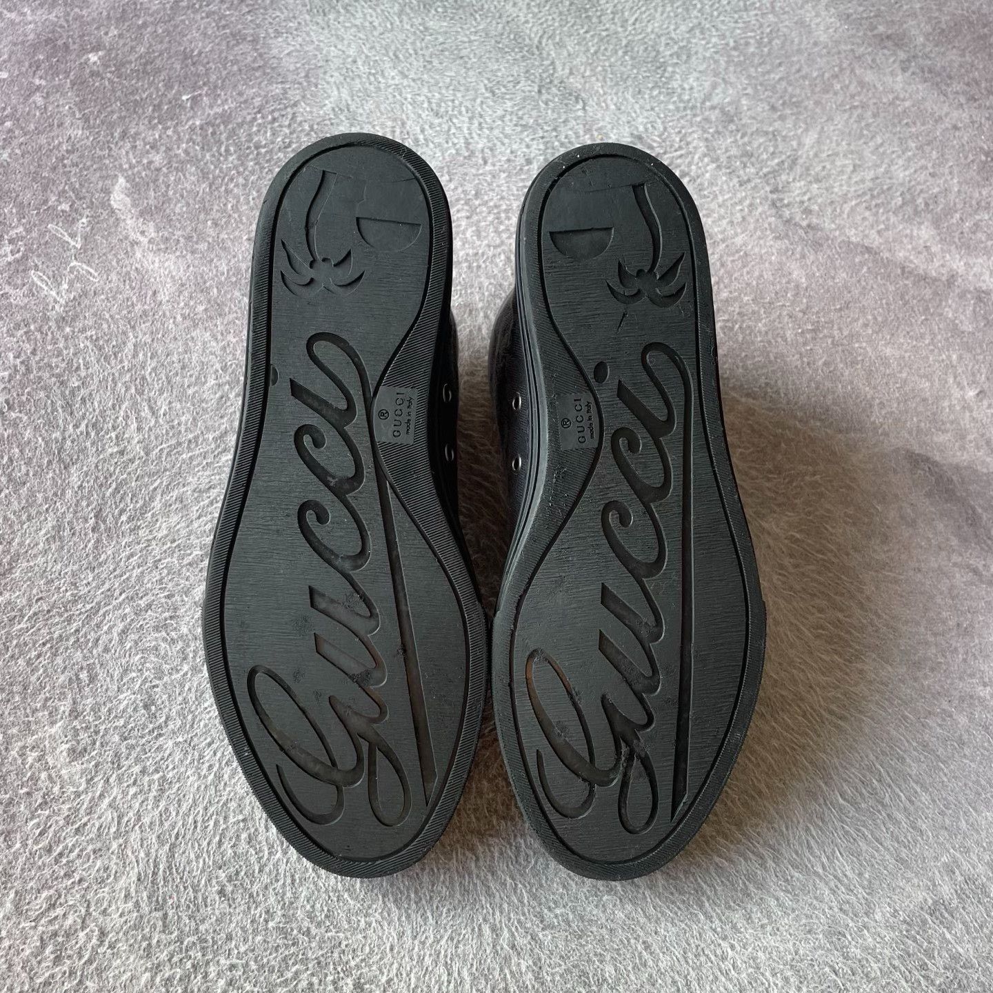 Gucci Gucci Black Hitop Sneakers 42 Men Size US 9 / EU 42 - 4 Thumbnail