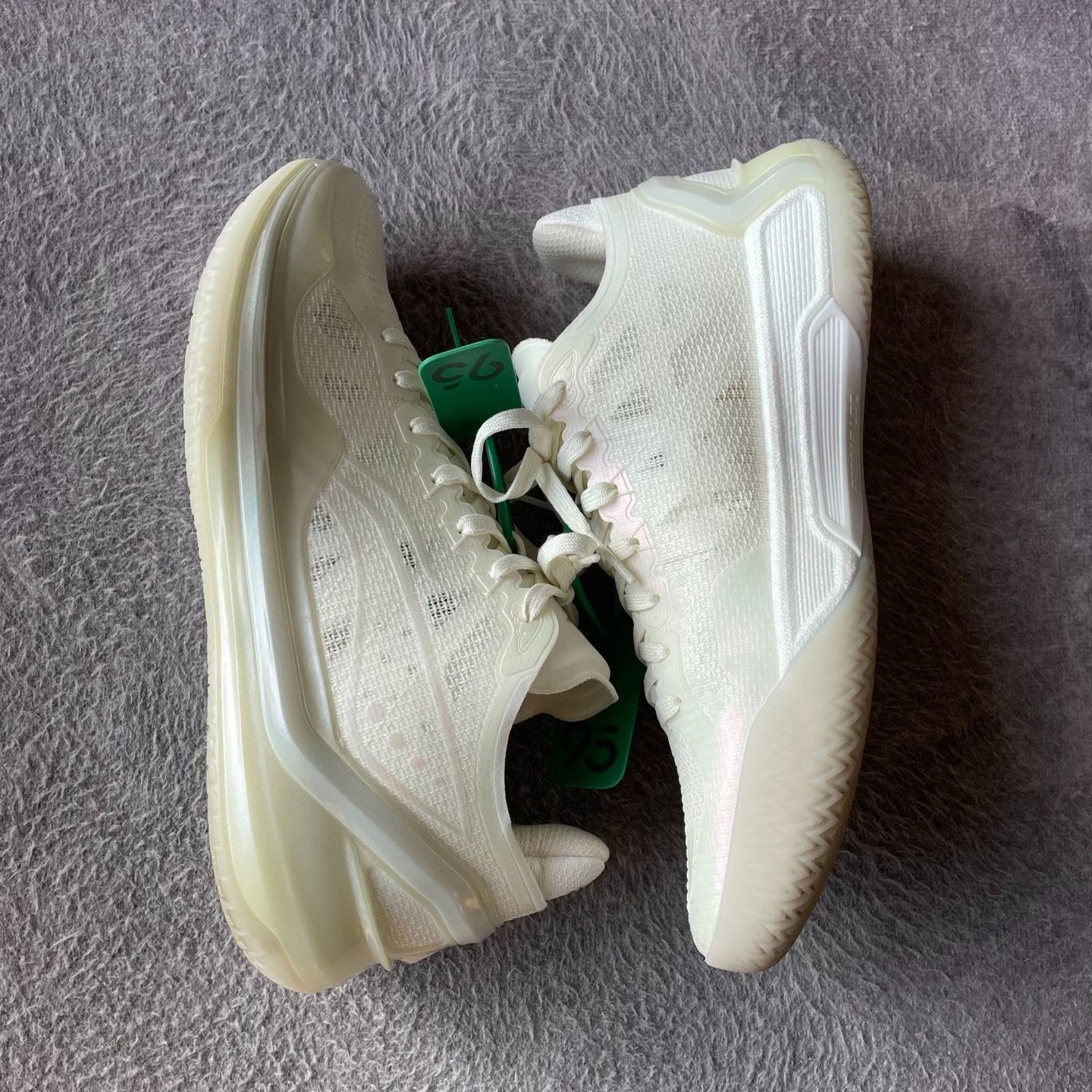 Li-Ning Li-Ning White Lowtop Sneakers 43.5 Men Size US 10.5 / EU 43-44 - 7 Thumbnail