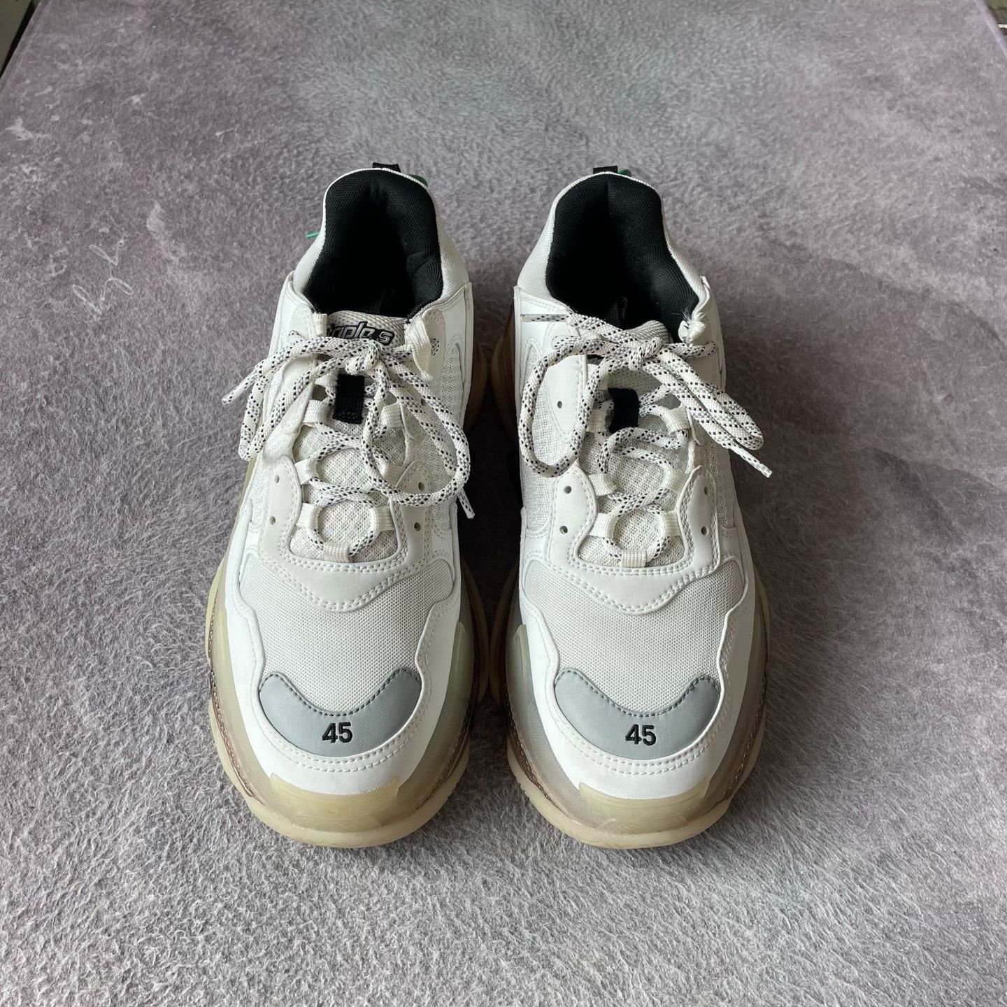 Balenciaga Balenciaga White Lowtop Sneakers S Men Size US 10 / EU 43 - 2 Thumbnail