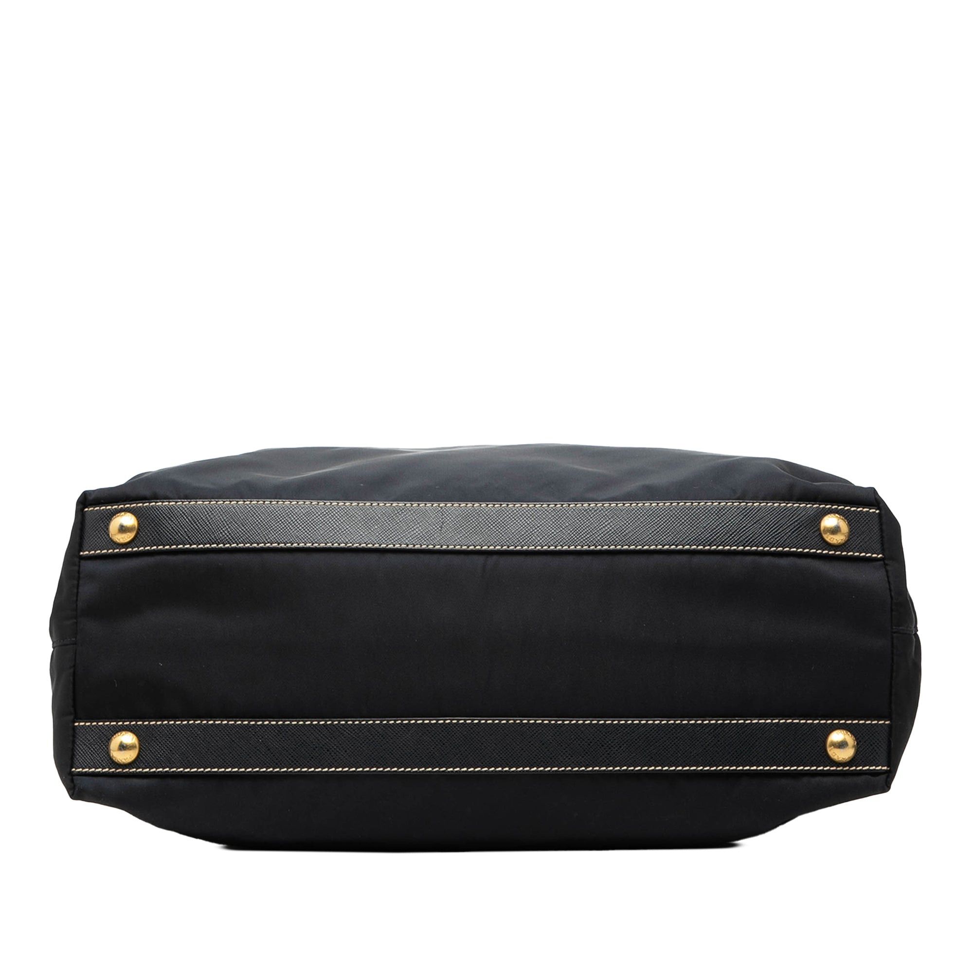 Prada Saffiano Trimmed Tessuto Satchel Size ONE SIZE - 3 Thumbnail