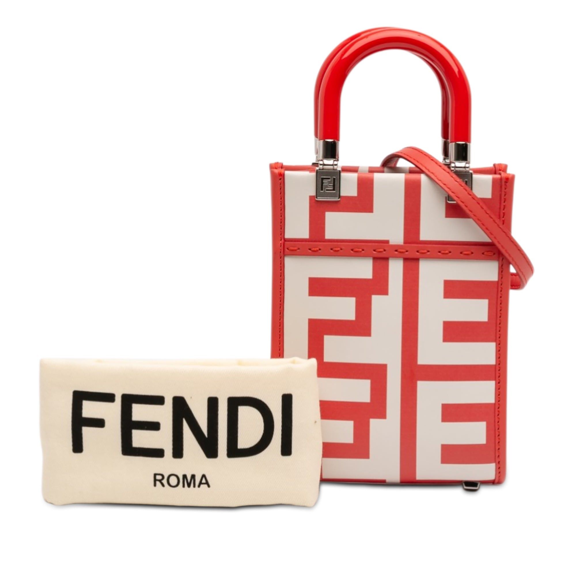 Fendi Marc Jacobs Mini Leather Sunshine Shopper Tote Size ONE SIZE - 12 Thumbnail