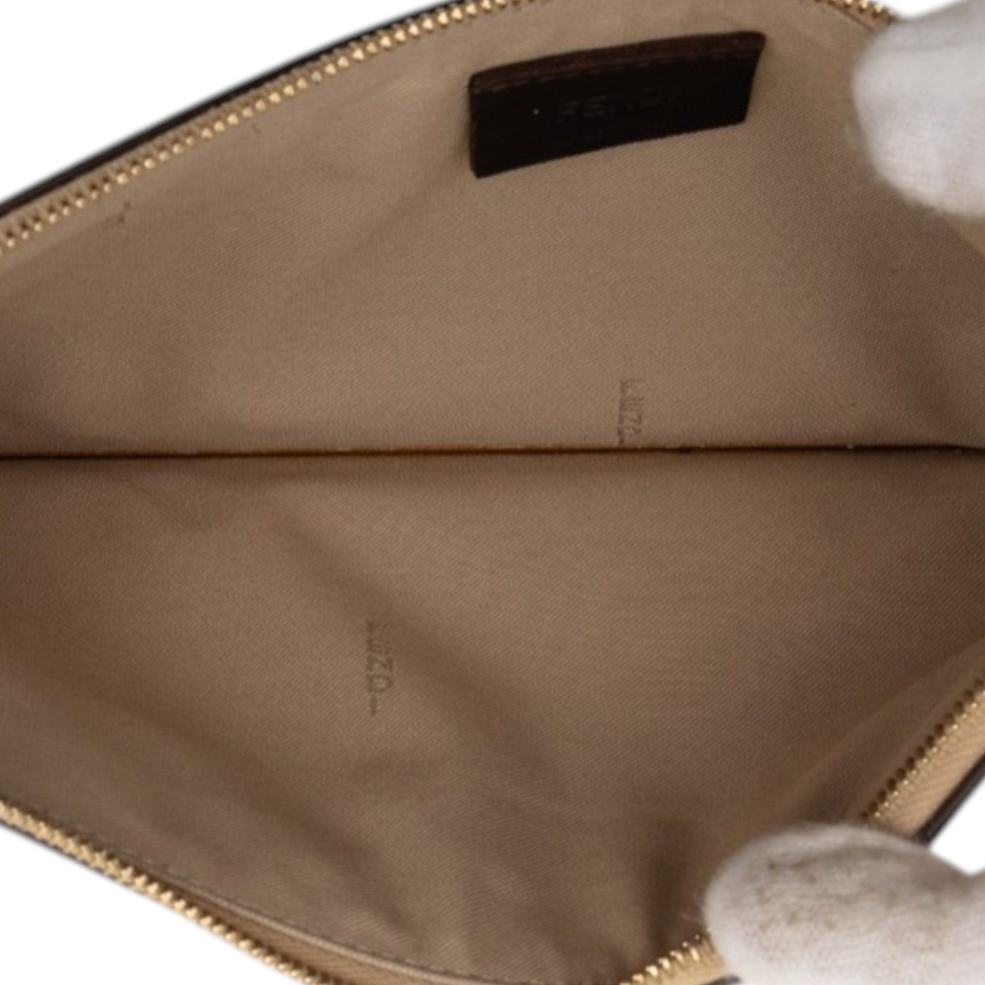 Fendi Studded Leather Slim Wristlet Clutch Size ONE SIZE - 4 Thumbnail