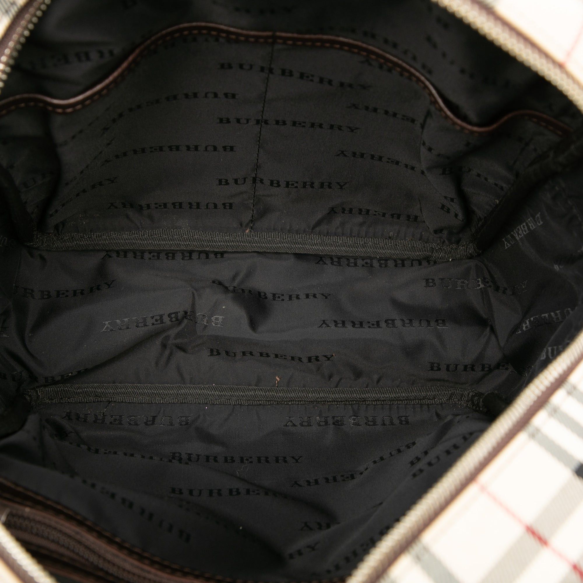 Burberry House Check Canvas Handbag Size ONE SIZE - 4 Thumbnail