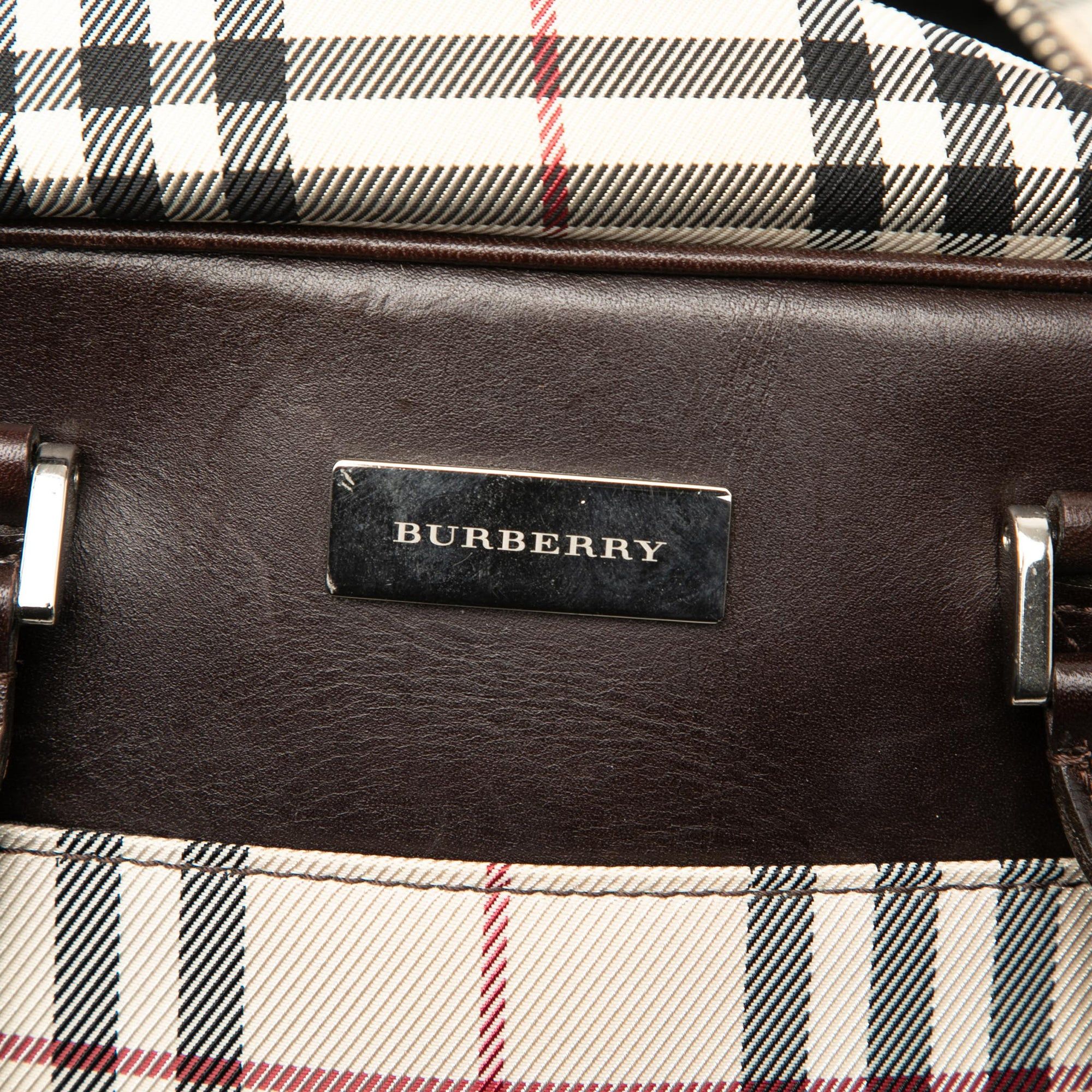 Burberry House Check Canvas Handbag Size ONE SIZE - 5 Thumbnail
