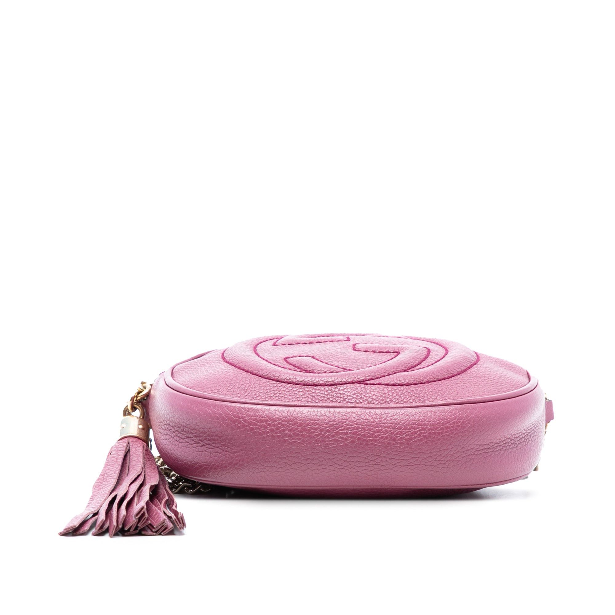 Gucci Mini Pebbled Calfskin Soho Chain Crossbody Size ONE SIZE - 3 Thumbnail