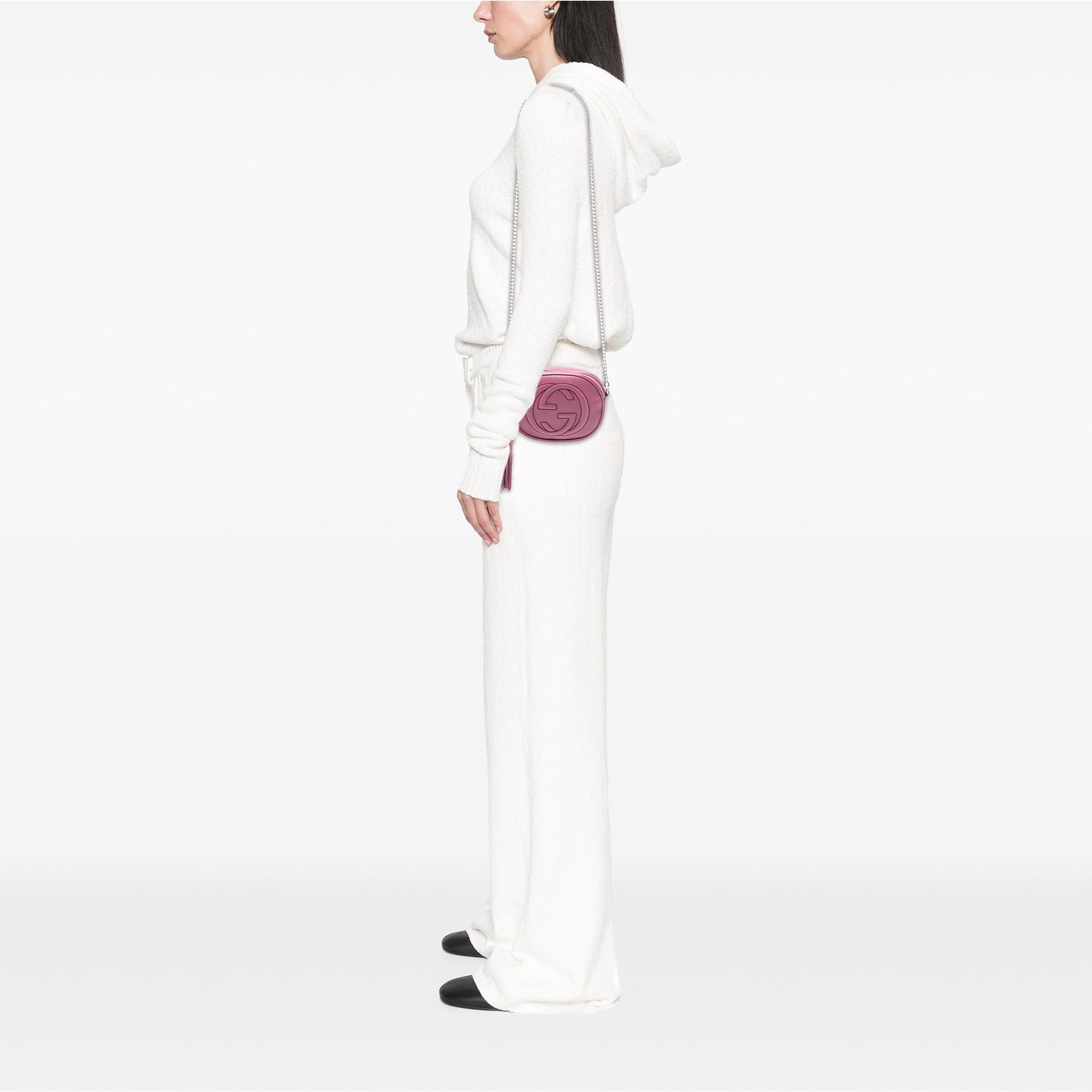 Gucci Mini Pebbled Calfskin Soho Chain Crossbody Size ONE SIZE - 7 Thumbnail
