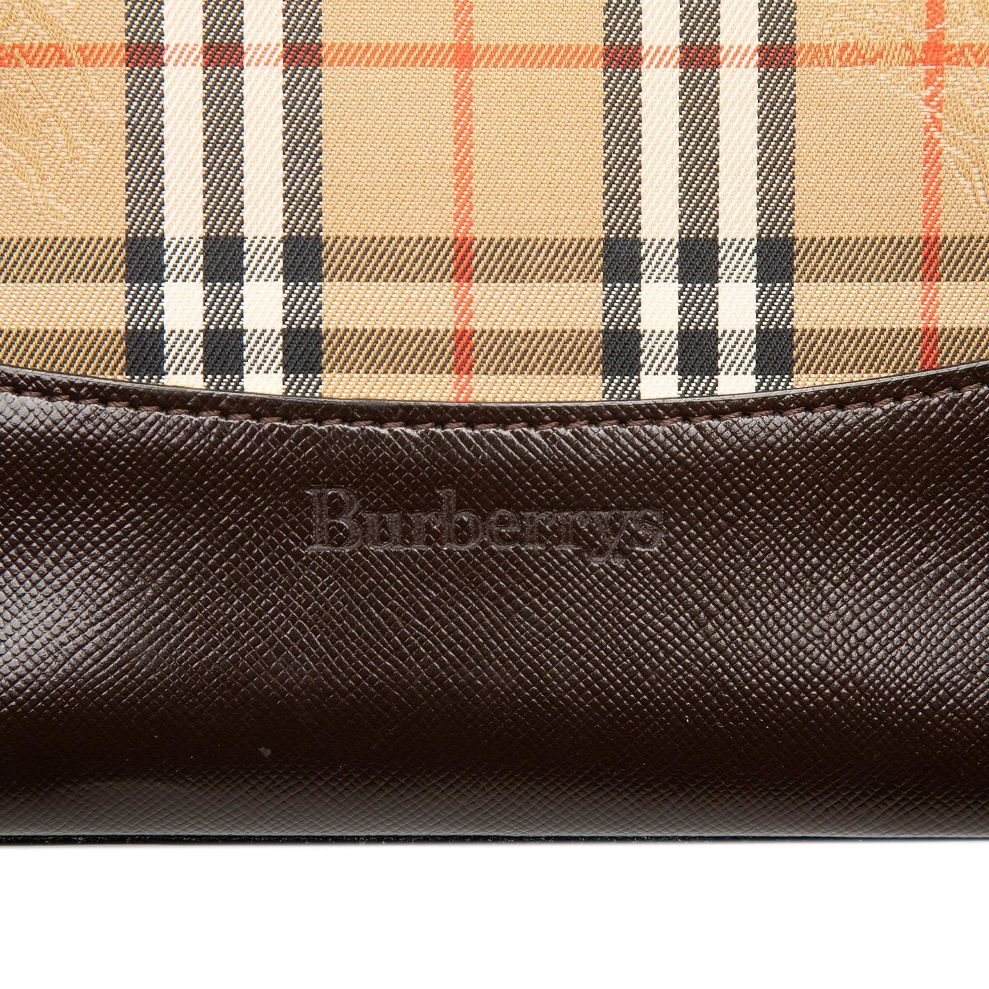 Burberry Haymarket Check Canvas Tote Size ONE SIZE - 6 Thumbnail
