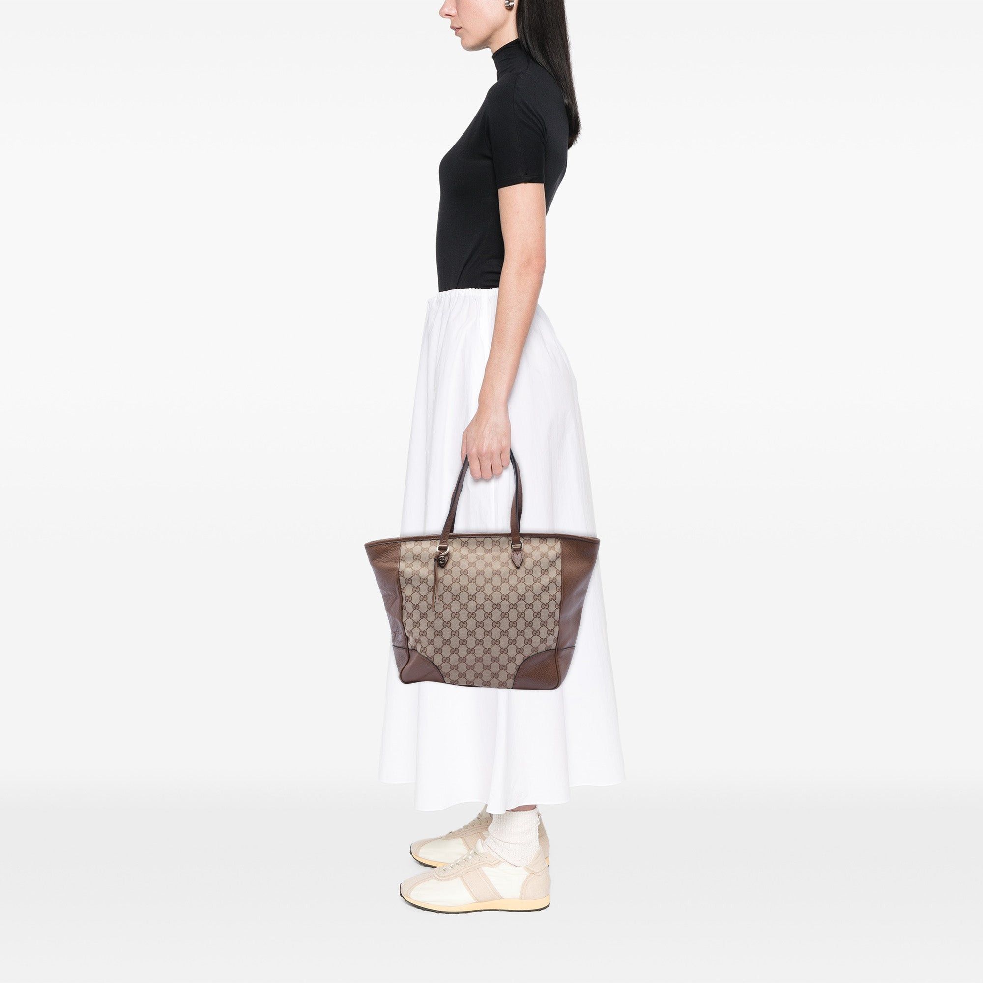 Gucci GG Canvas Bree Zippered Tote Size ONE SIZE - 7 Thumbnail