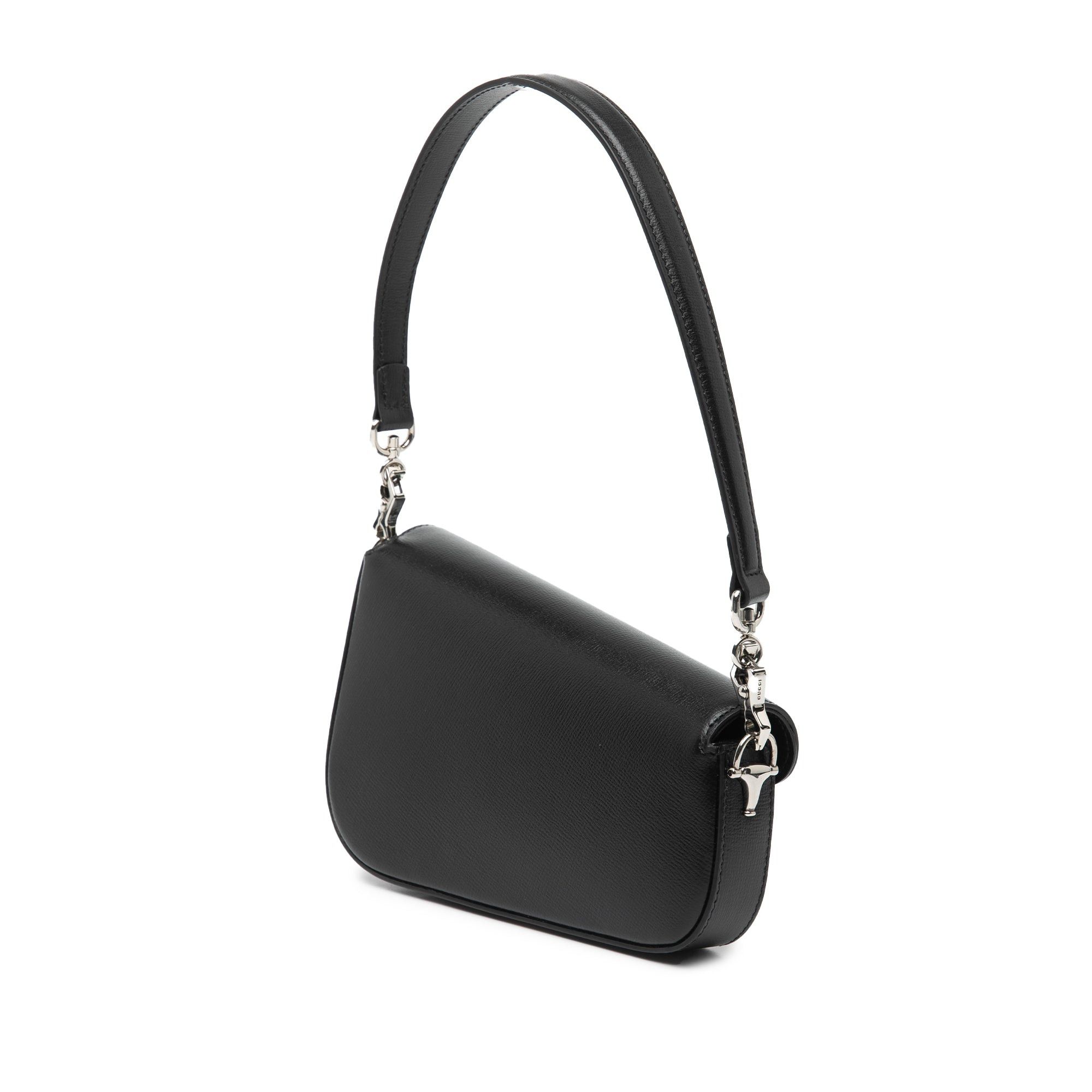 Gucci Mini Leather Asymmetric Horsebit 1955 Satchel Size ONE SIZE - 2 Thumbnail