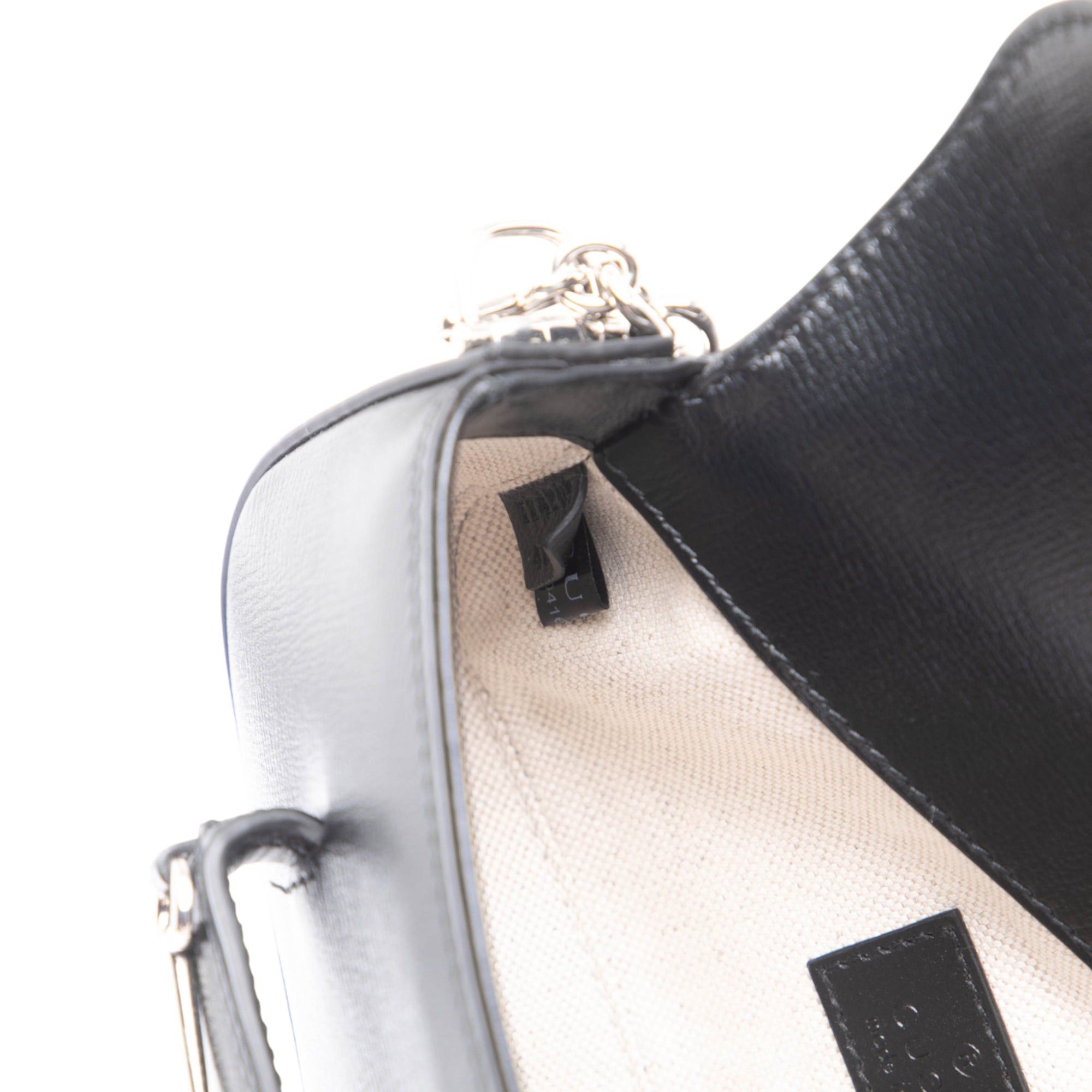 Gucci Mini Leather Asymmetric Horsebit 1955 Satchel Size ONE SIZE - 6 Thumbnail