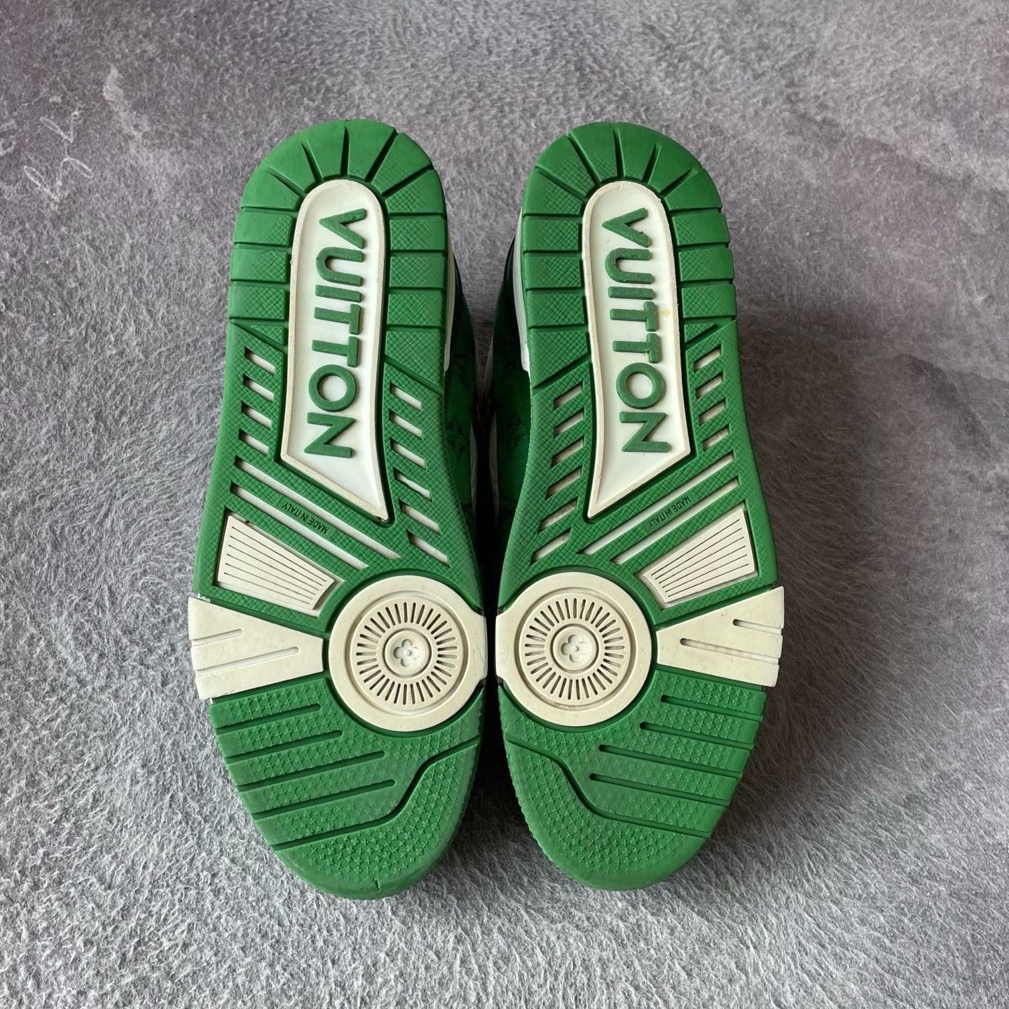 Louis Vuitton Louis Vuitton Training Denim Green Lowtop Sneakers 42 Men Size US 9 / EU 42 - 4 Thumbnail