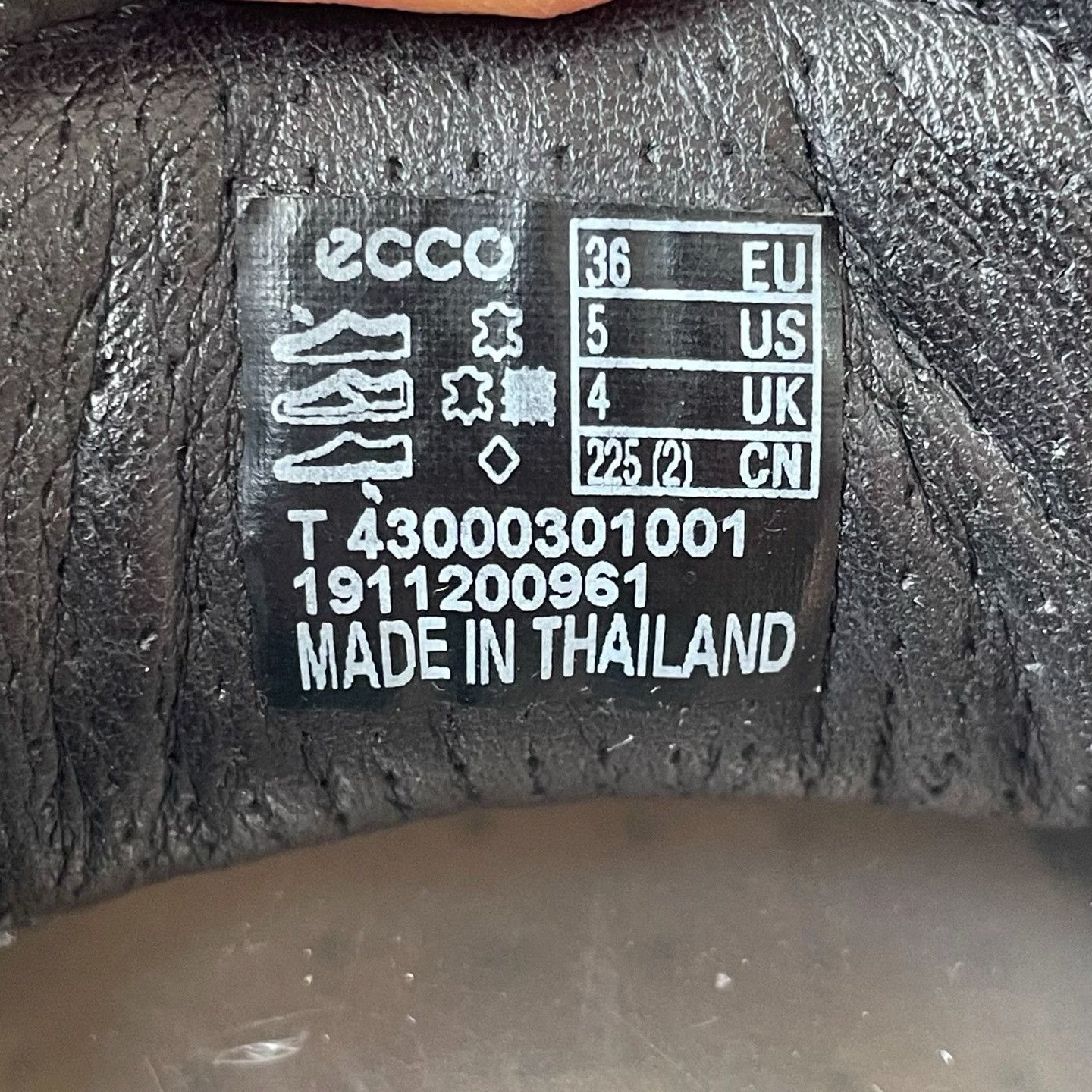 Ecco ECCO Black Lowtop Sneakers 36 Women Size US 6 / IT 36 - 5 Thumbnail