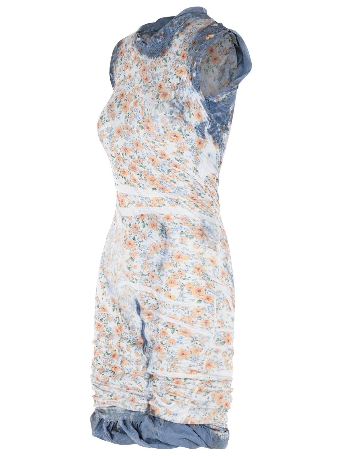 Diesel DIESEL 'D-Ayana' Multicolor Stretch Cotton Dress Size S / US 4 / IT 40 - 2 Thumbnail
