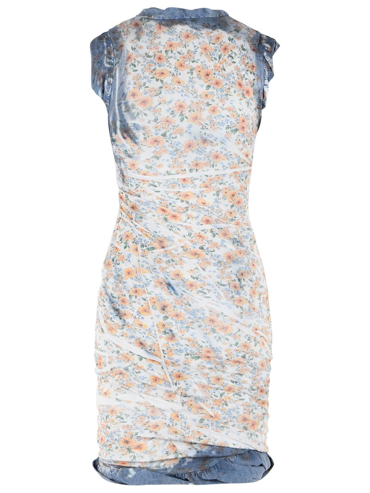 Diesel DIESEL 'D-Ayana' Multicolor Stretch Cotton Dress Size S / US 4 / IT 40 - 3 Thumbnail