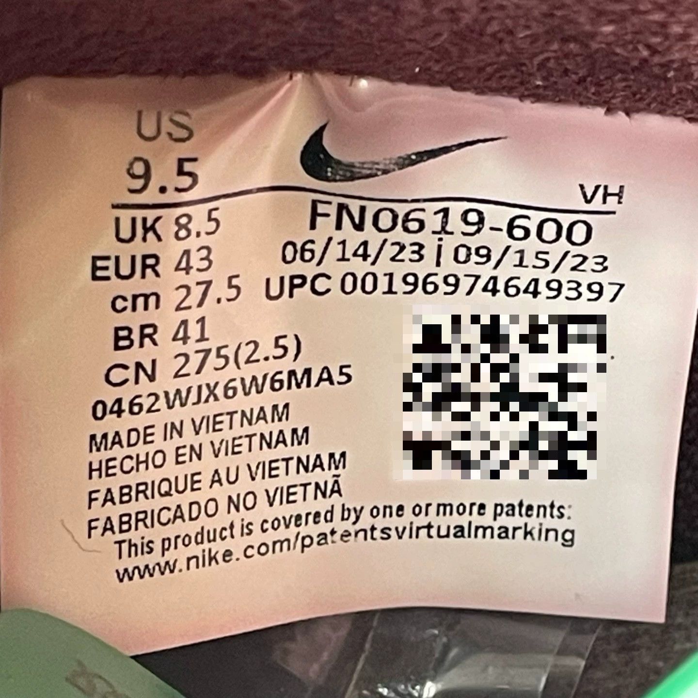 Nike Nike Red Lowtop Sneakers 43 Men Size US 10 / EU 43 - 5 Thumbnail