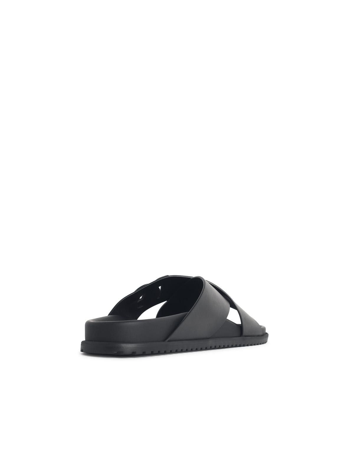 Dolce & Gabbana DOLCE & GABBANA Black Leather Slippers Size US 8 / EU 41 - 3 Thumbnail