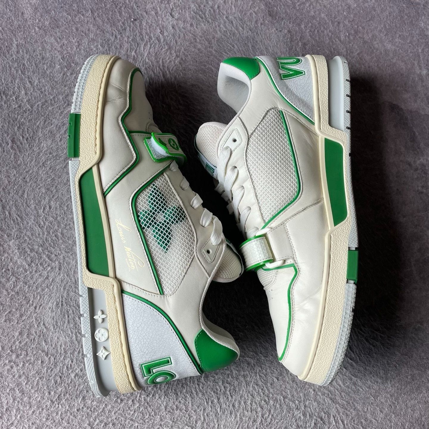 Louis Vuitton Louis Vuitton Training Green Lowtop Sneakers 44 Men Size US 10.5 / EU 43-44 - 6 Thumbnail